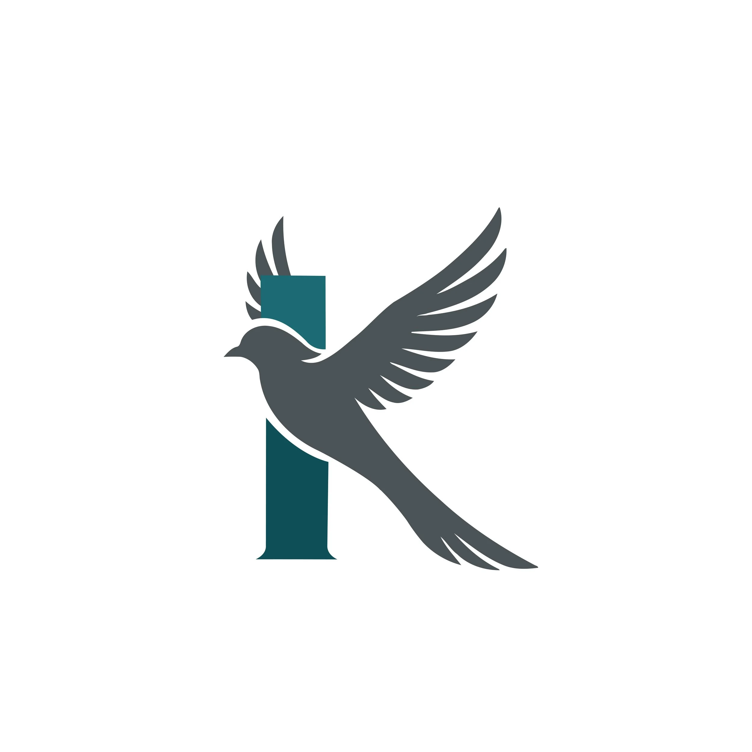 The Kardia Project logo featuring a stylized sparrow and the letter K, representing faith, renewal, and spiritual growth.