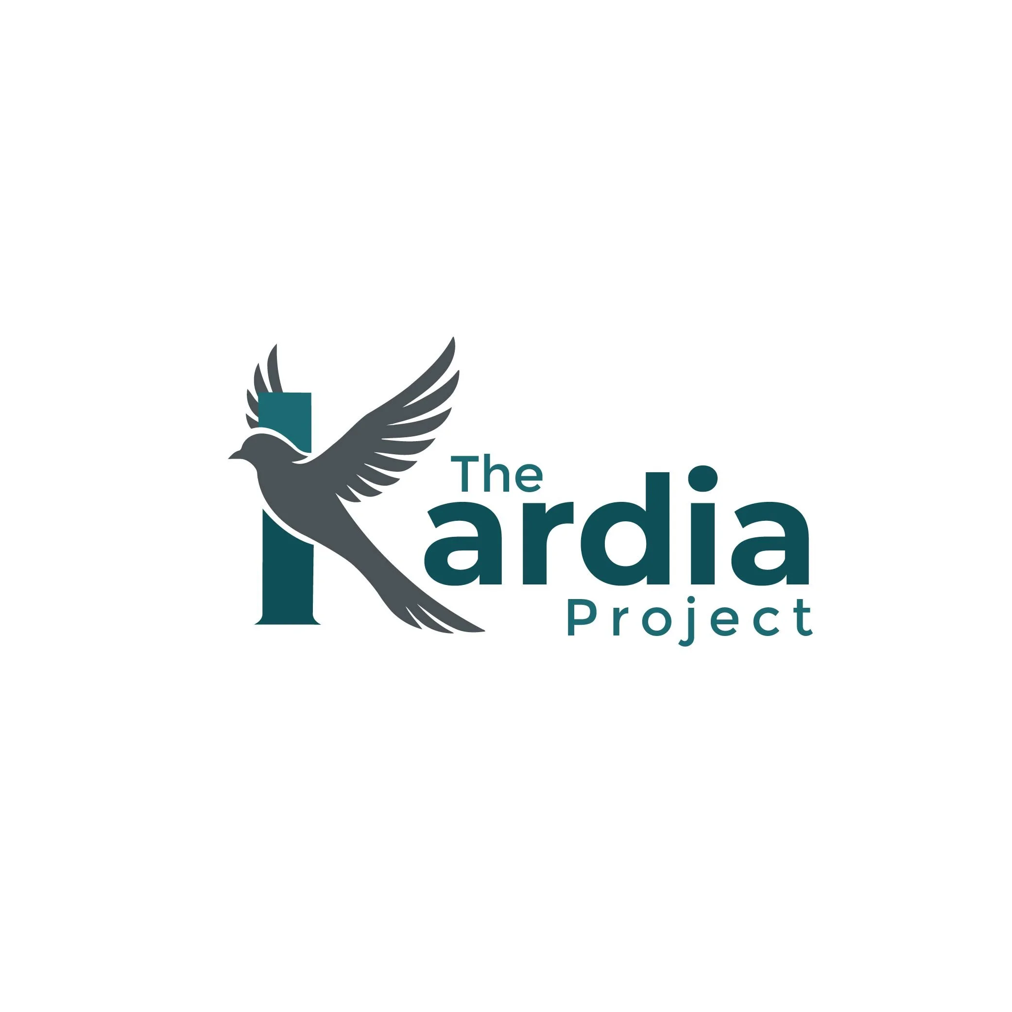The Kardia Project logo featuring a stylized sparrow and the letter K, representing faith, renewal, and spiritual growth.
