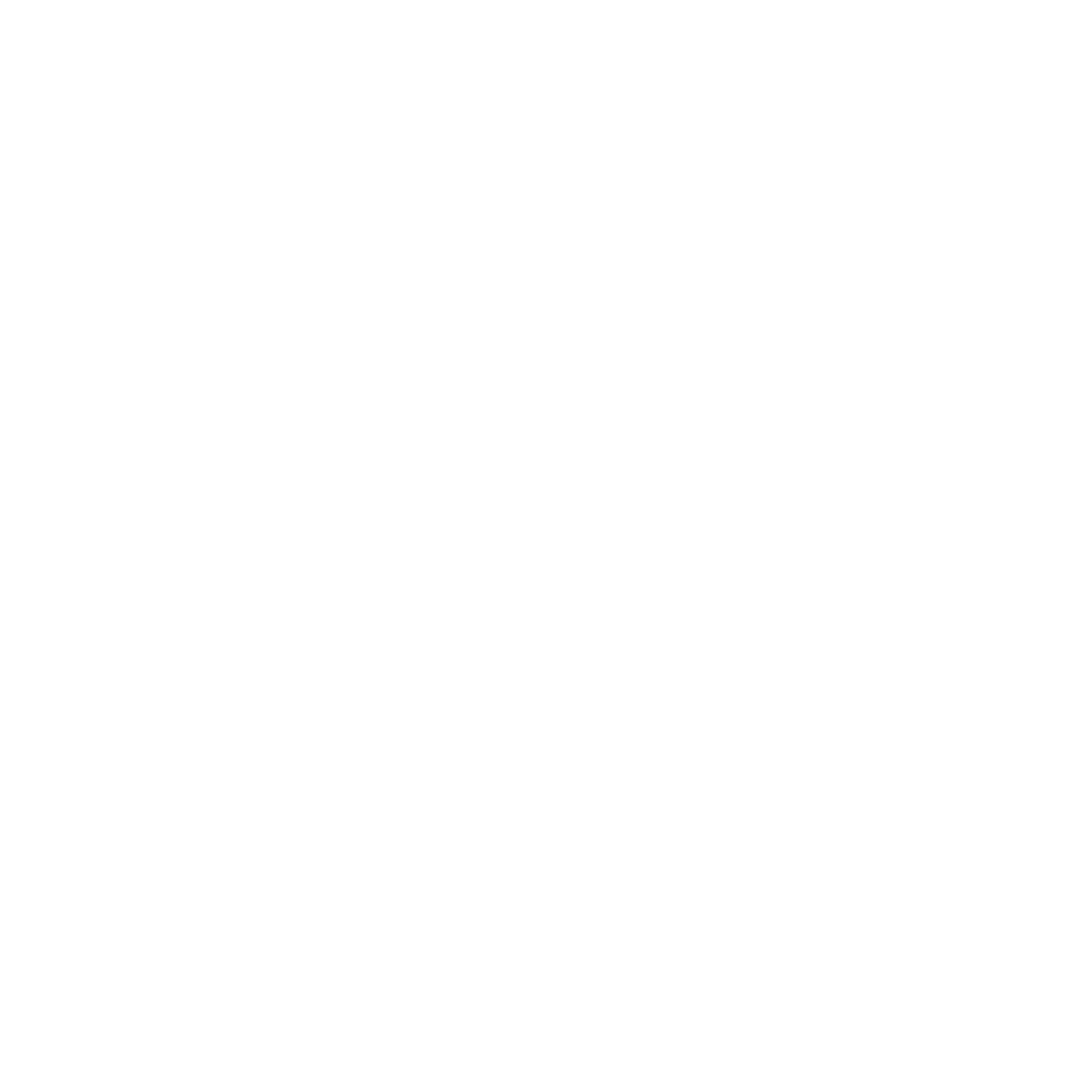 Ilustración en línea blanca de un ventilador con hélices en un fondo negro.