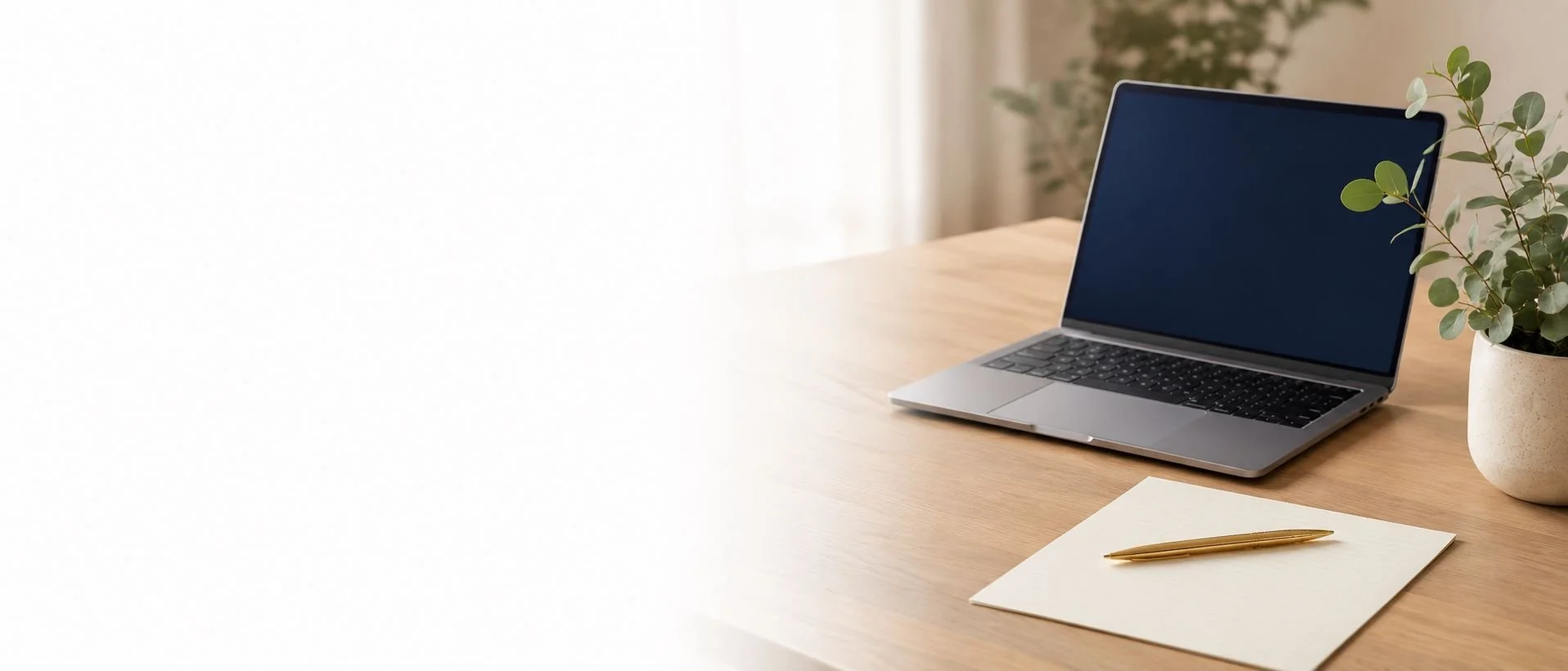 Study laptop and soft desk scene representing parent and student testimonials