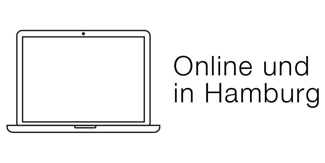 Skizze eines Laptops mit Tastatur und Bildschirm