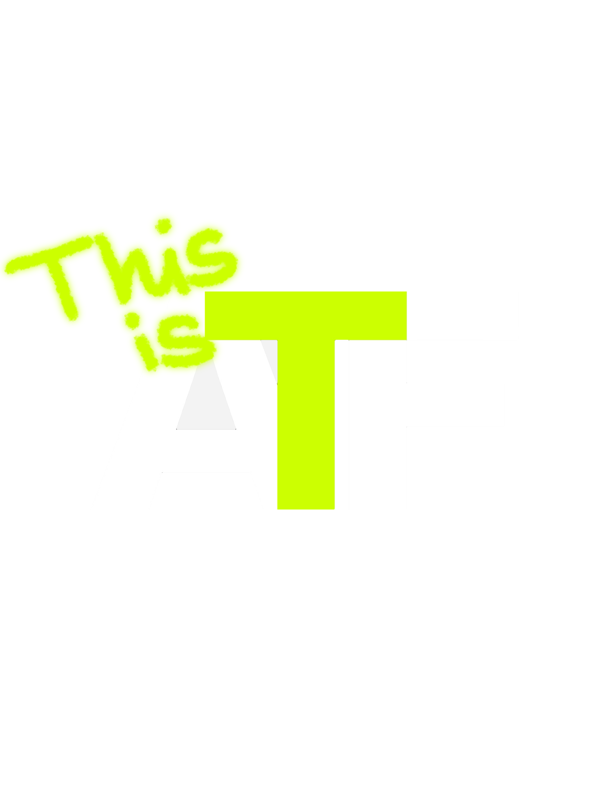Grafik von This is ATF in Neongrün