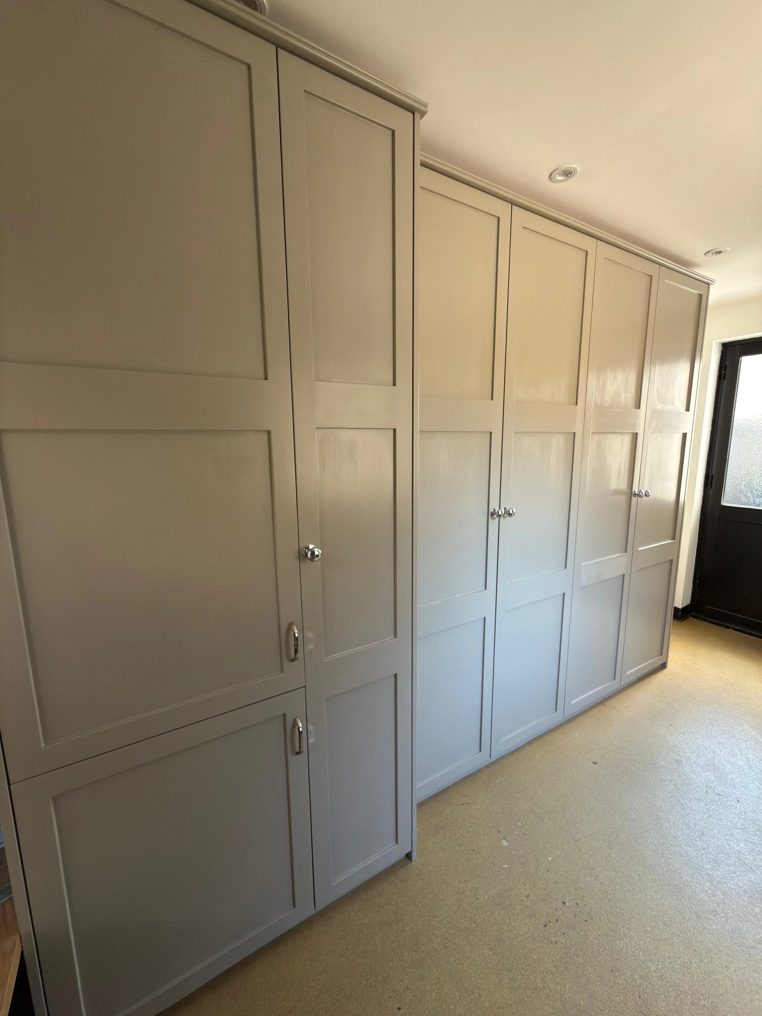Utility Room - Hand painted shaker doors