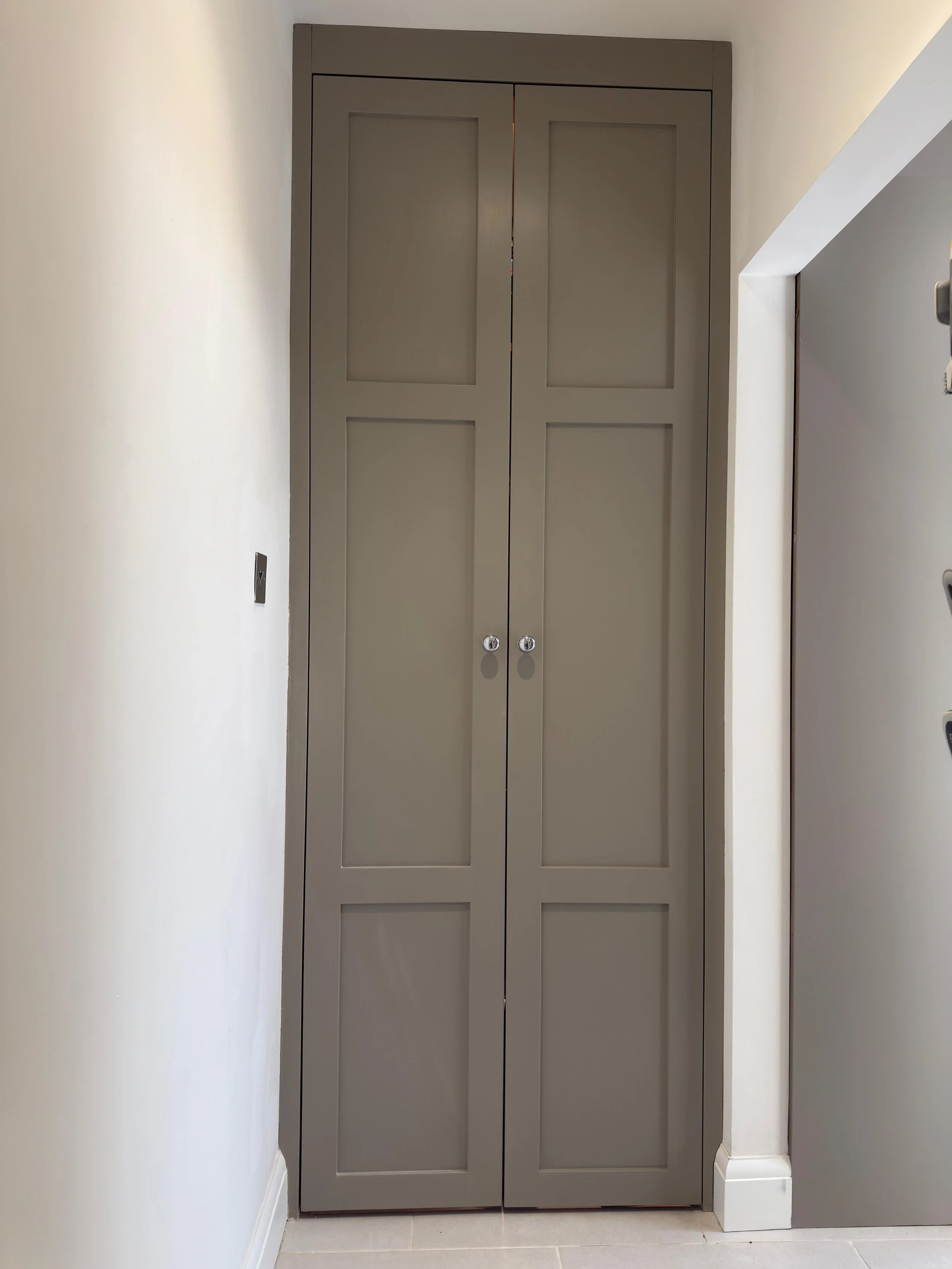 Double doors - Oversized hand painted doors 