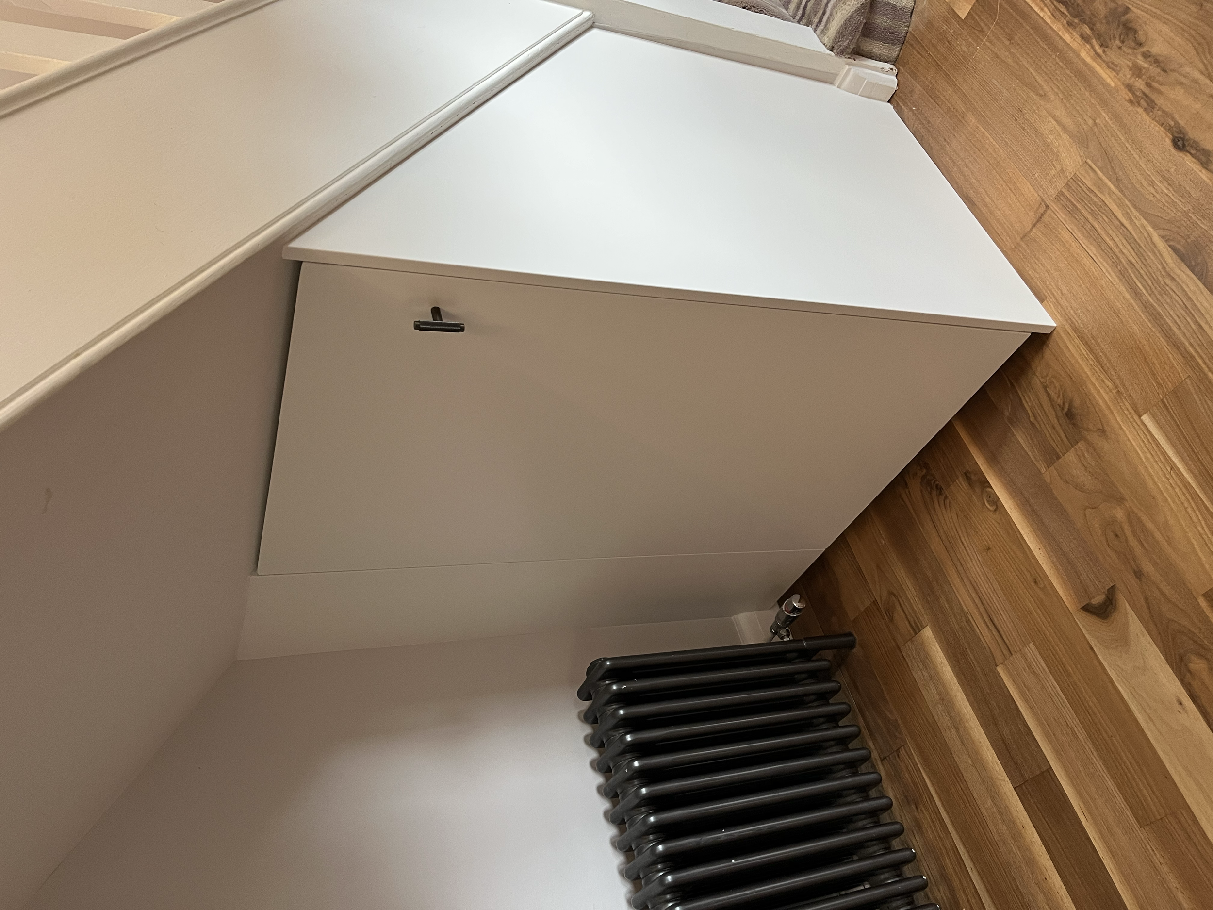 Shoe Storage - Under stairs angle shoe storage 