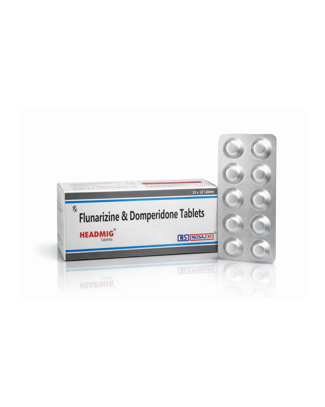 Headmig Tablets (Flunarizine & Domperidone Tablets)