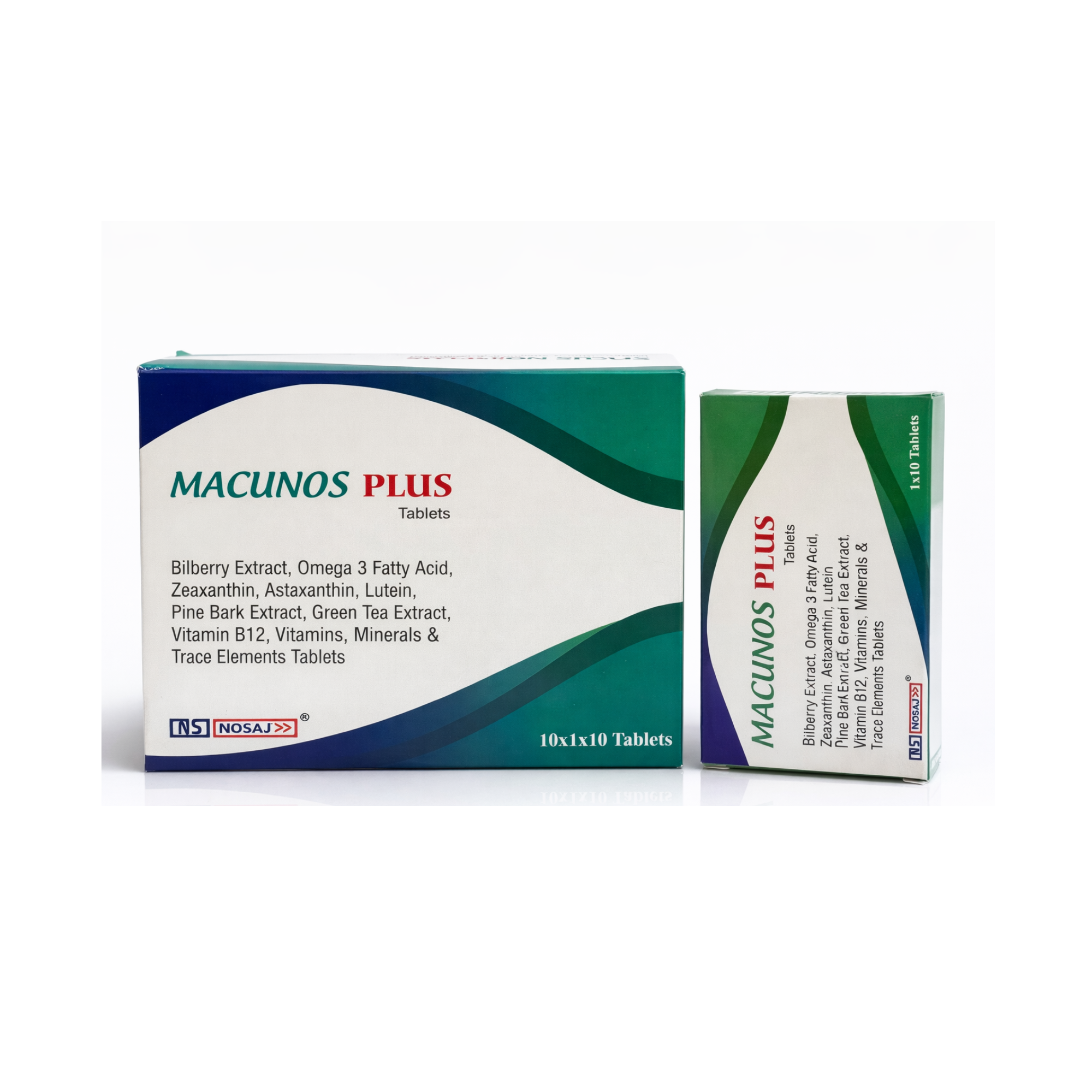 MACUNOS PLUS (MULTIVITAMIN TABLETS) WITH BILBERRY EXTRACTS OMEGA 3 FATTY ACIDS SPECIAL THING IS THESE TABLETS ARE VEG.