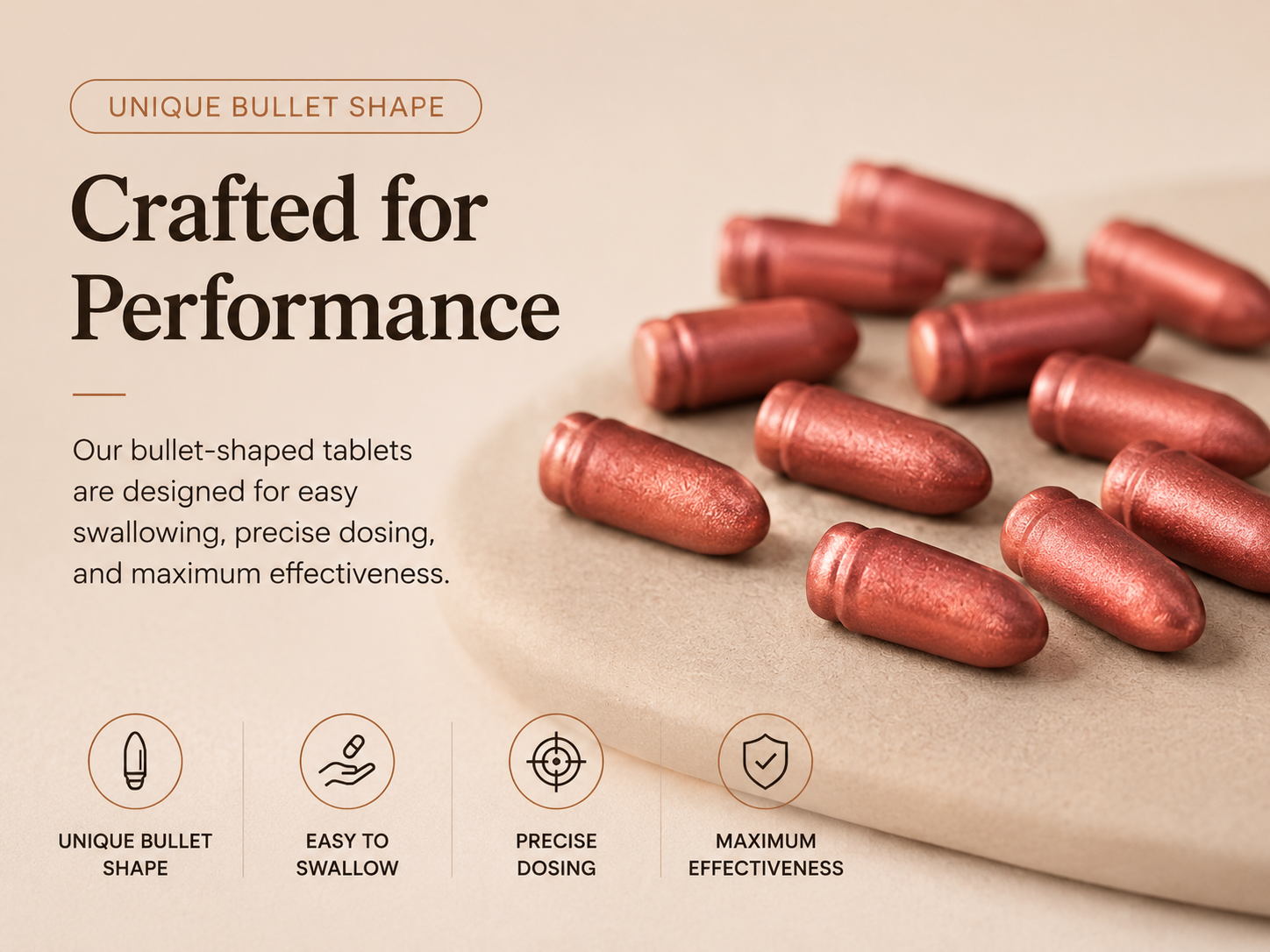 Bigjoy Longfit-DS a bullet shaped tablet for more confidence and male libido.