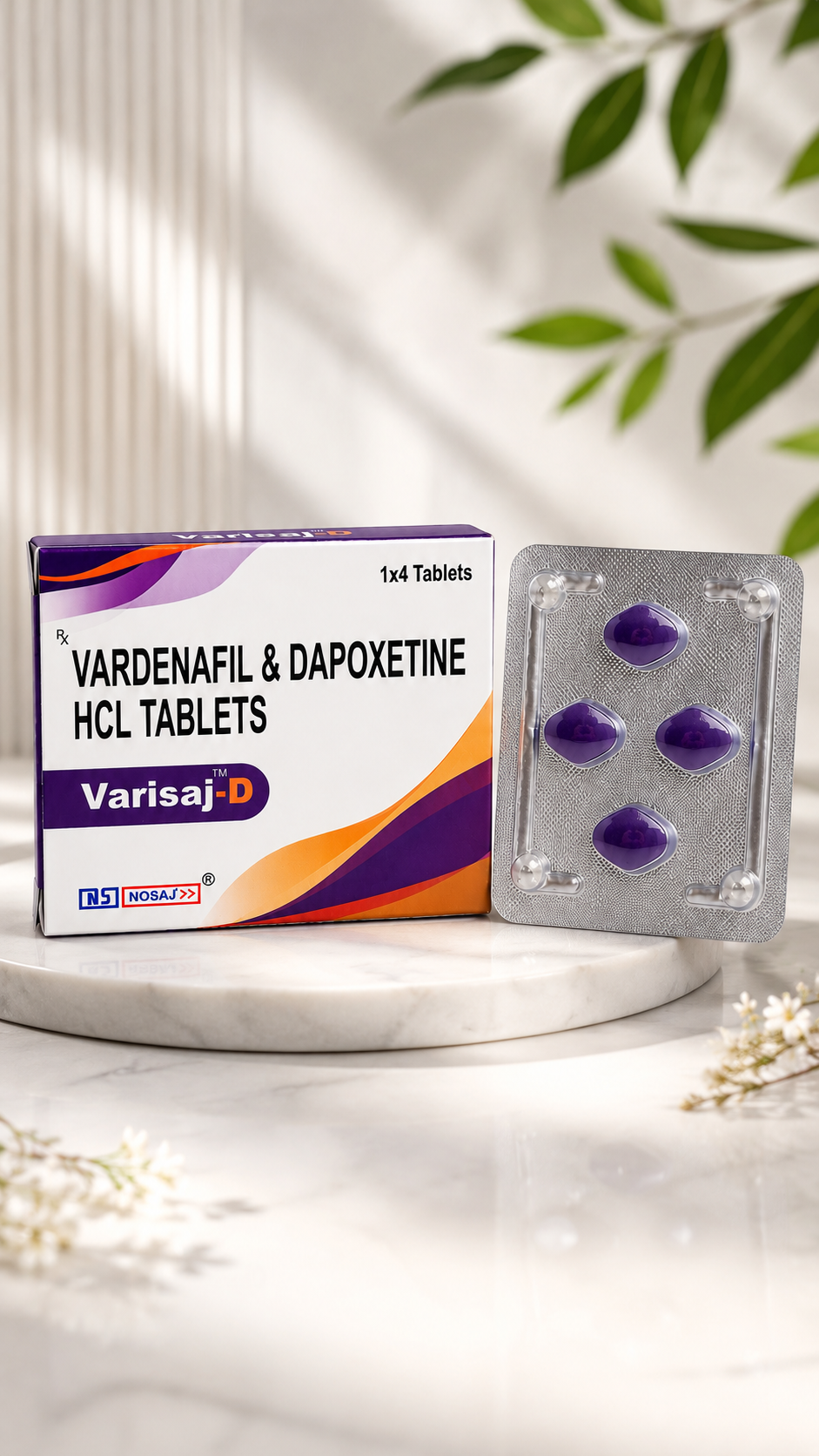 Varisaj-D (Vardenafil & Dapoxetine Tablets) men sexual health