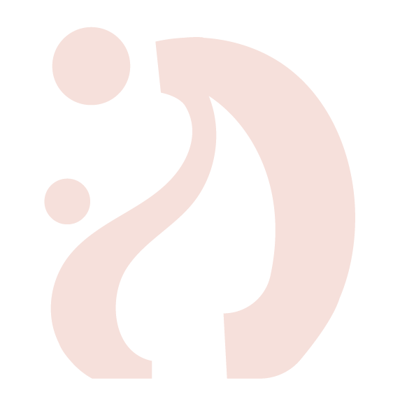 Geometric drawing of an outline square with sections divided by vertical, horizontal, and circle lines.