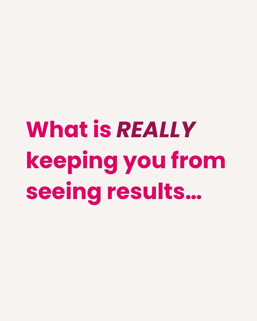 This is worth a post, because as I coach more and more people, I realise that one of the main problems out there, is not even the weights, the exercises&hellip; it&rsquo;s the self-limiting beliefs you&rsquo;ve been telling yourself so long, you don&