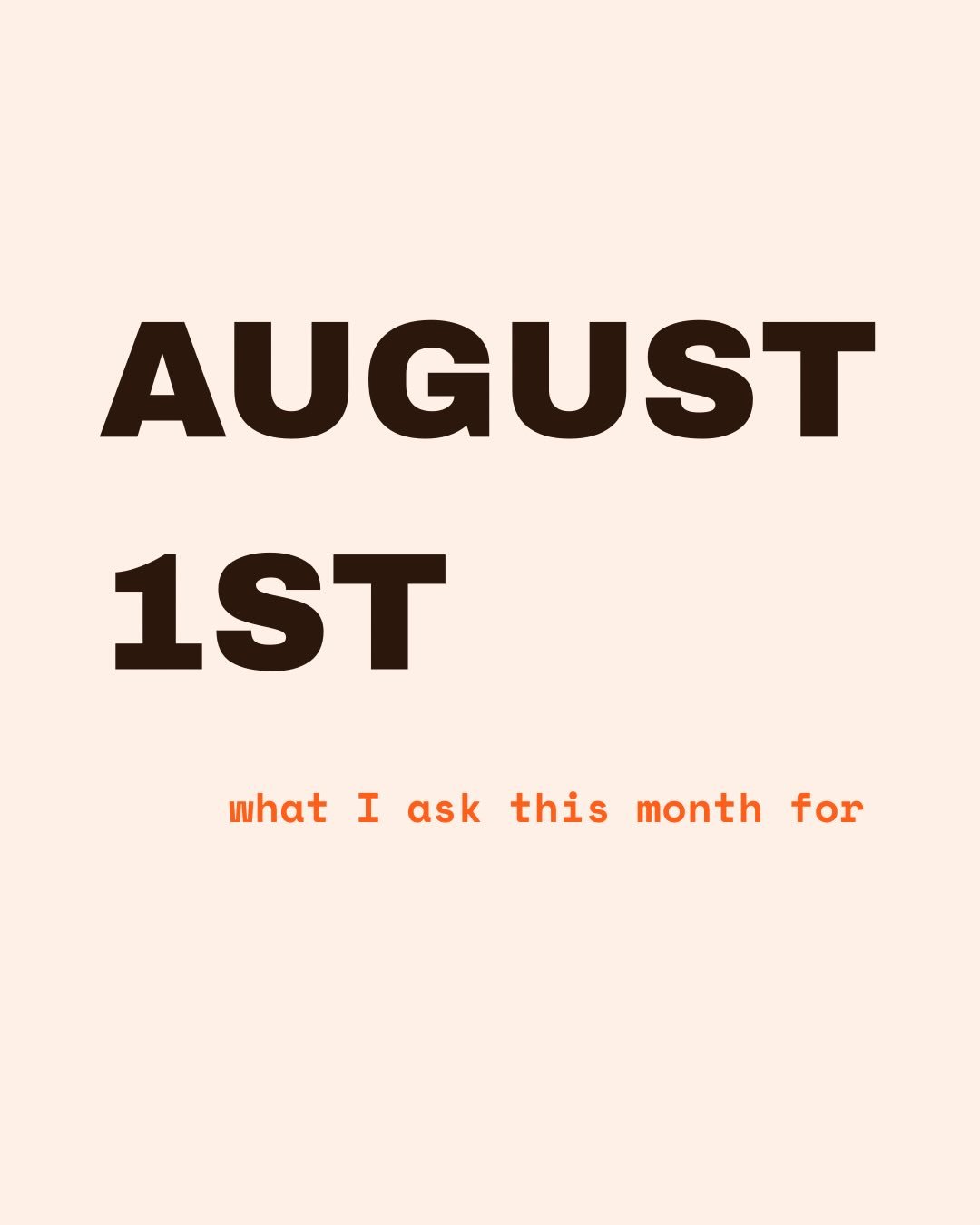 August 1st 🌞
I&rsquo;m relaxing, disconnecting, reconnecting. That&rsquo;s my summer to do list and ready for it. No plans is the plan. 

How do you like to spend your summer?