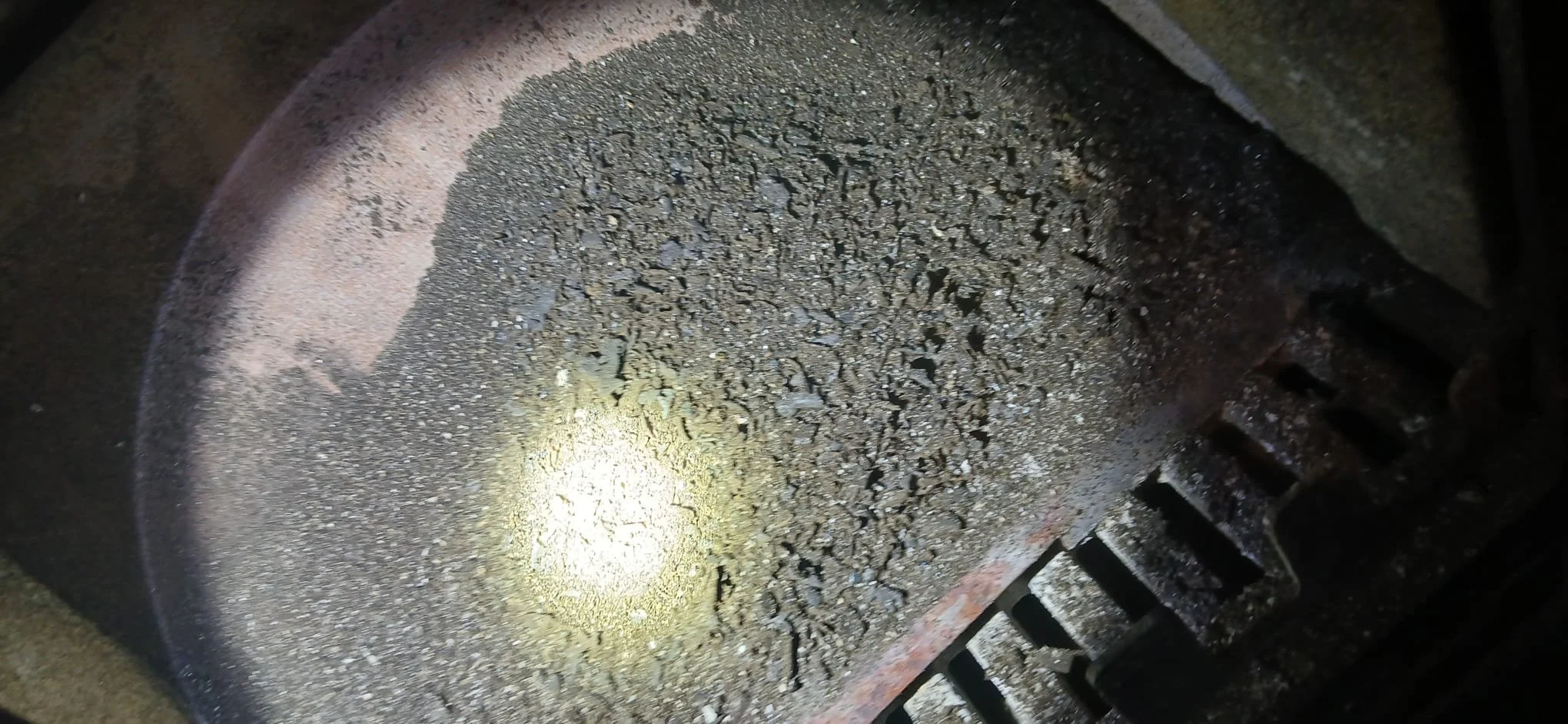 Build up of soot after one year of use