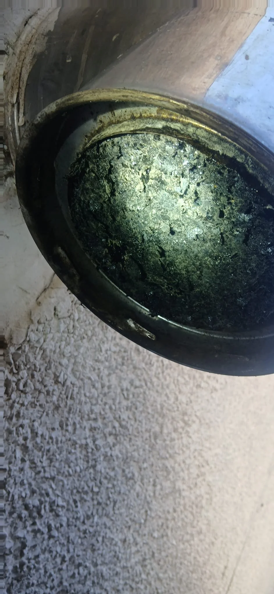 Tar removed