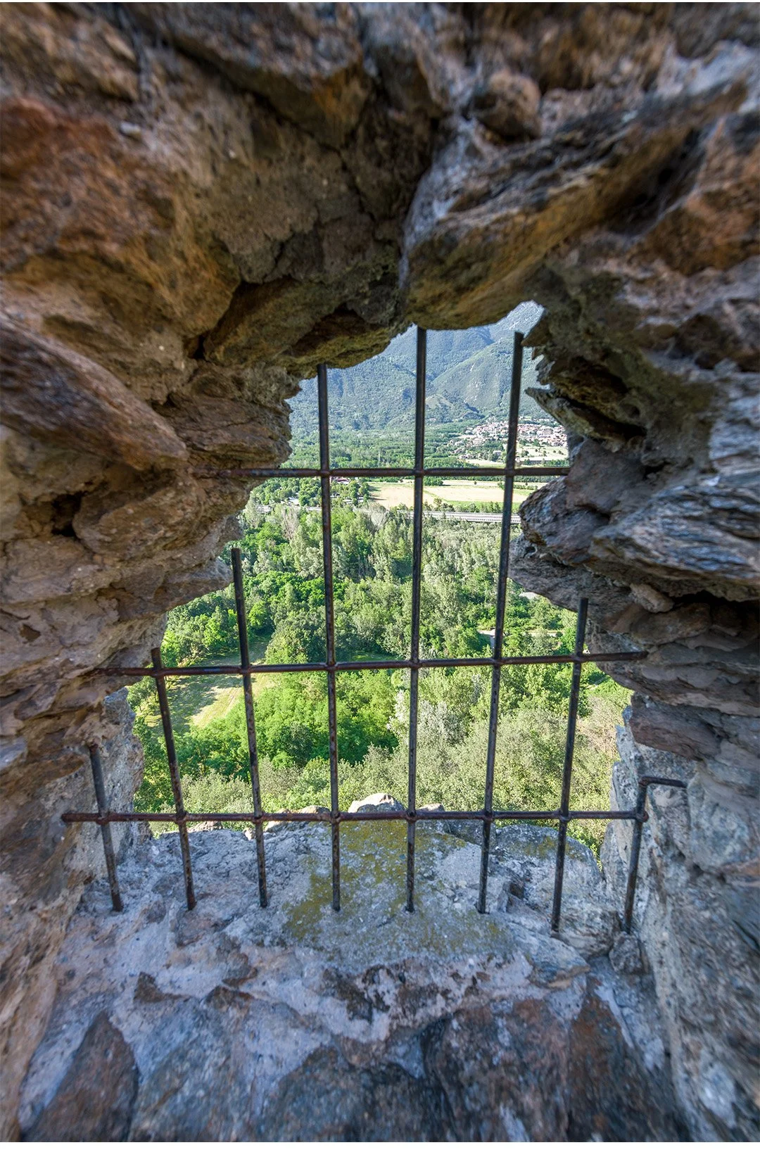 Vista panoramica dalla cima della torre del Castello dell'Antica Osteria Feudo San Giorio.