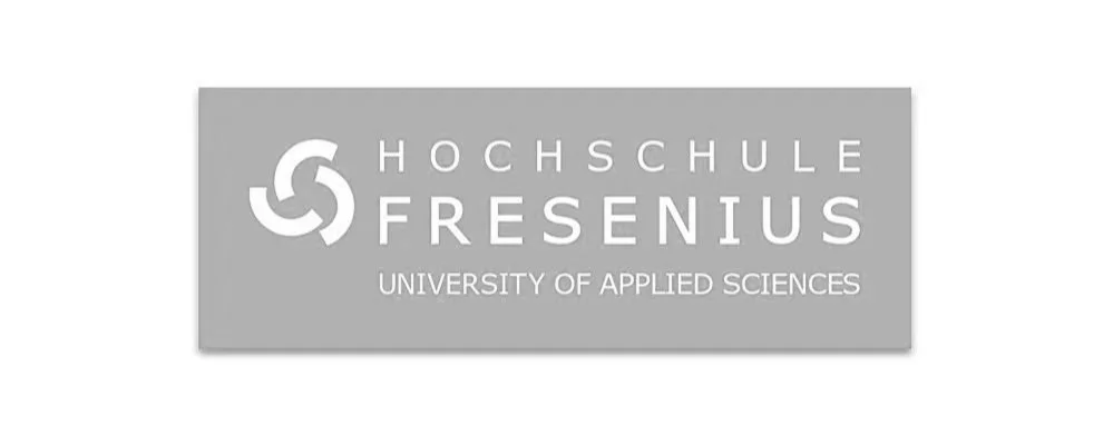Logo der Hochschule Fresenius, Universität für angewandte Wissenschaften.