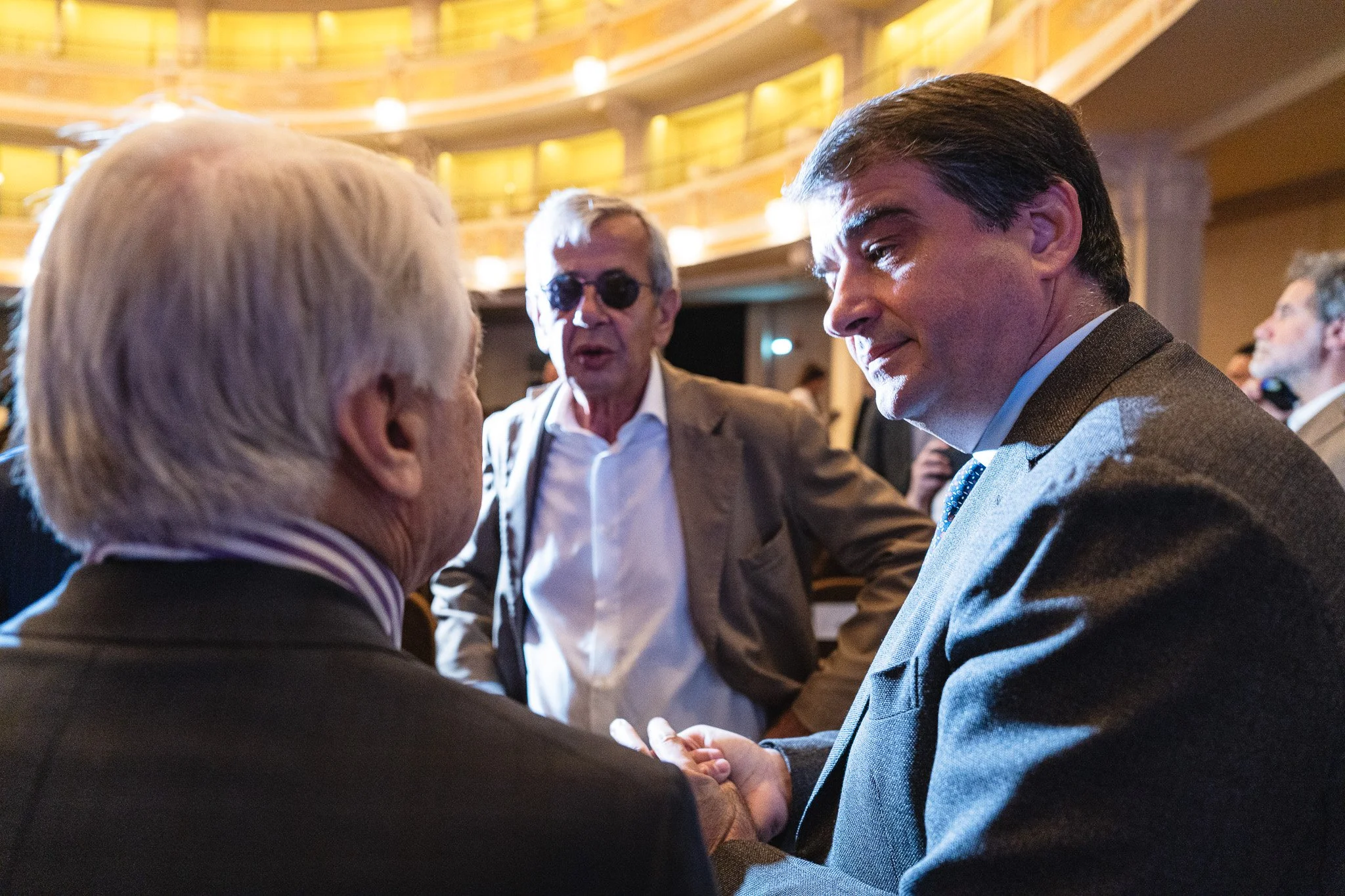 Ministro Fitto, Chicco Testa e Ferruccio De Bortoli, Teatro Apollo,  Lecce 2026