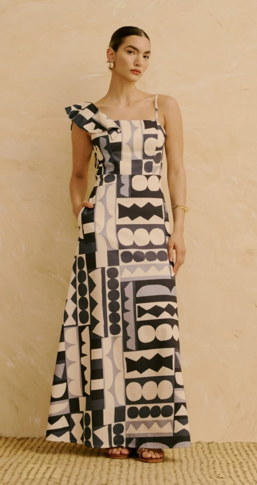 -50% REBAJAS. Vestido Geométrico Bahía