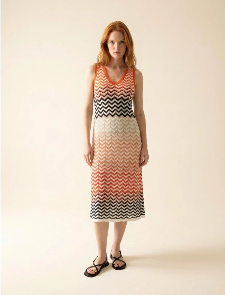 -30% REBAJAS. Vestido Crochet Ondas.