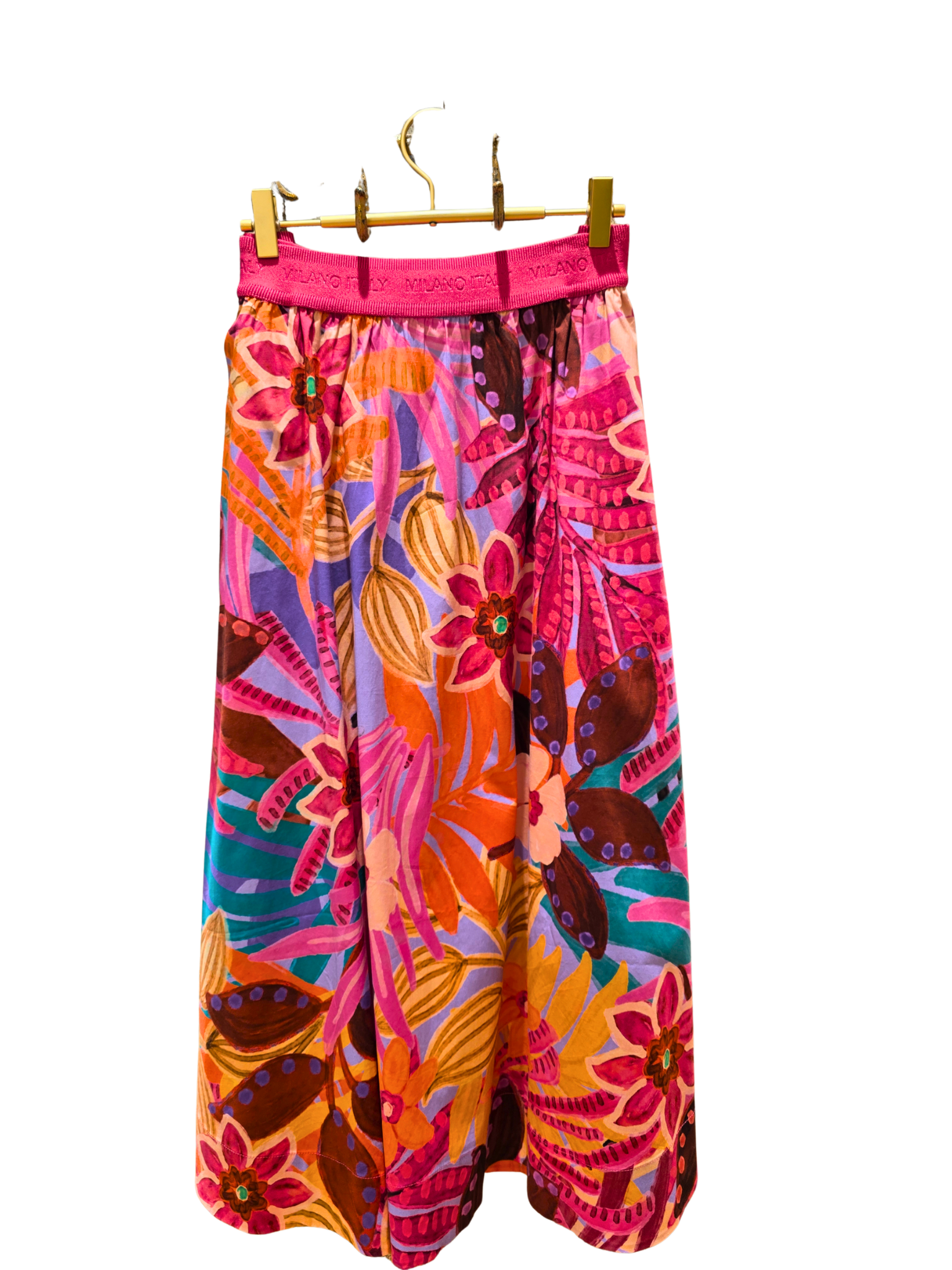 -50% REBAJAS. Falda Estampada de Milano. En Rosa o Azul