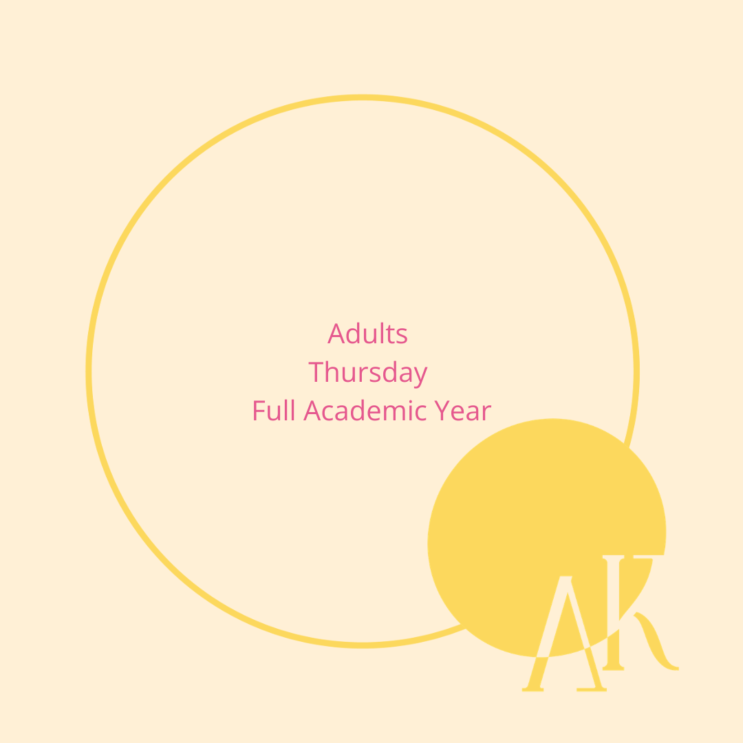 Adults | Thursday | Full Academic Year