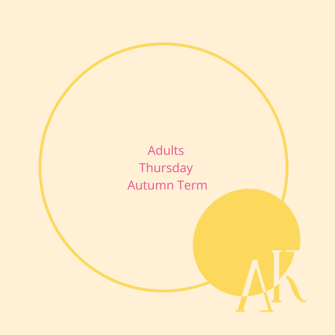 Adults | Thursday | Autumn Term