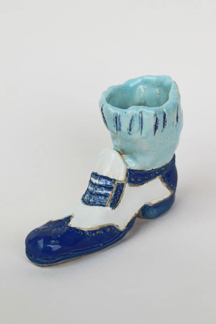 Elvis shoe candle holder