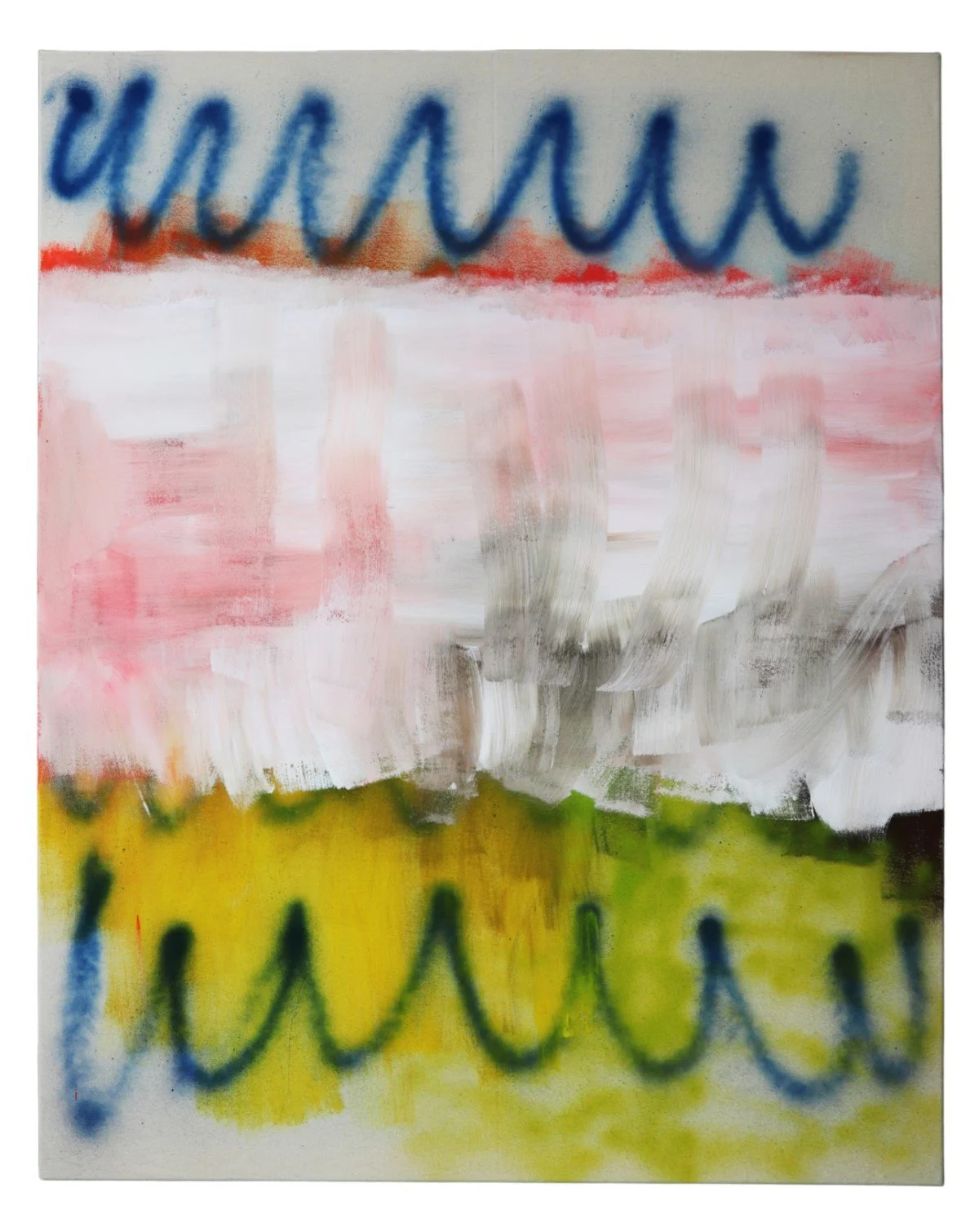 Note for Maggie, Sept 2025 ,96 x 120 cm, Acrylic and spray paint on canvas (Custom).jpg