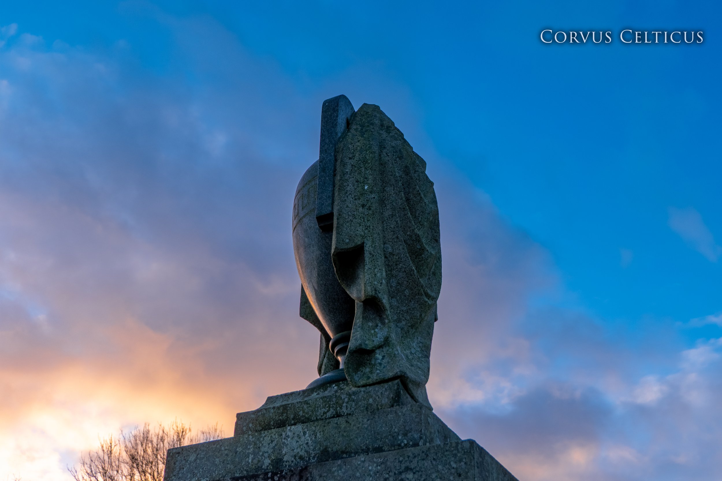 Mallusk Cemetery Shrouded Urn Gravestone