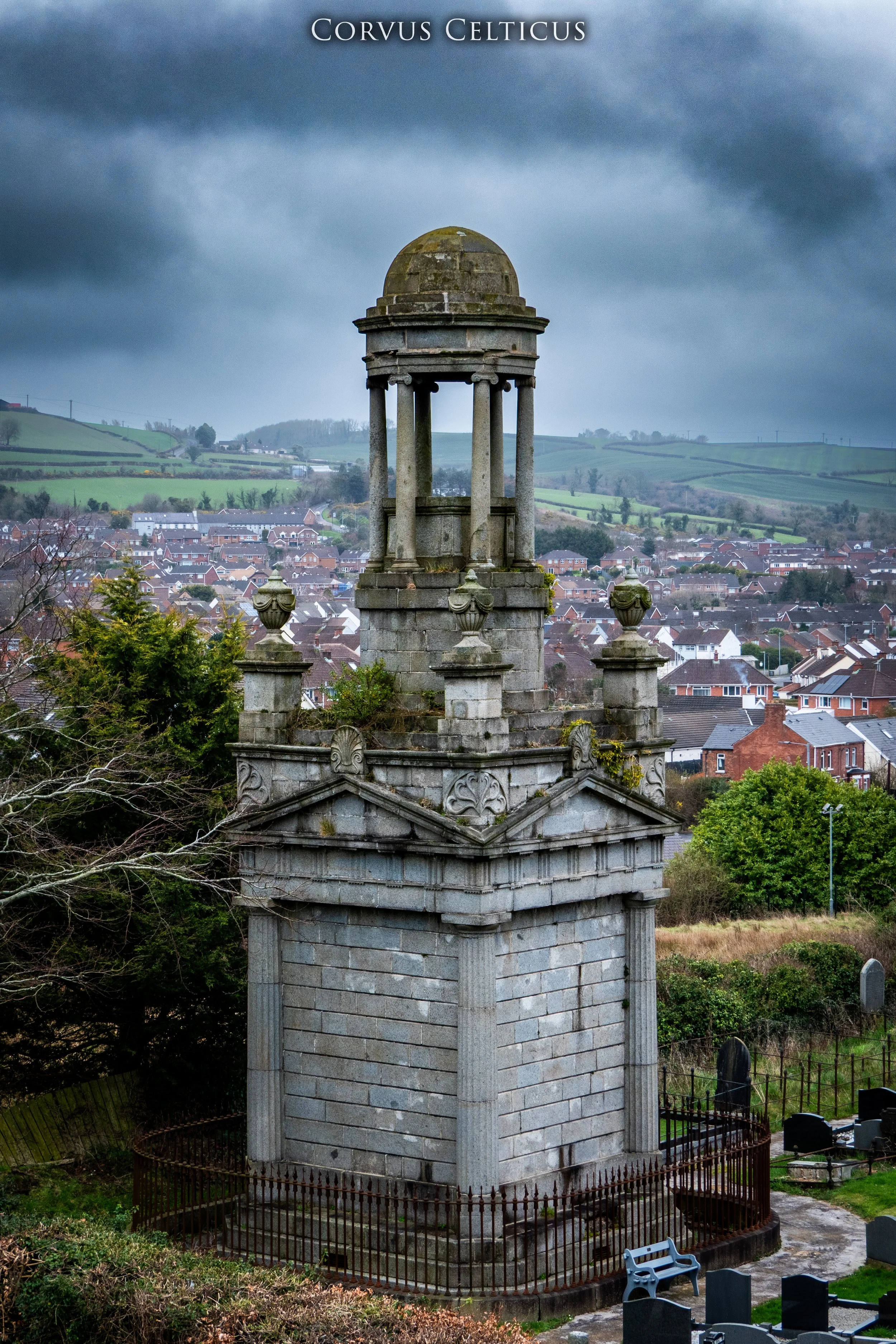 The Cleland Memorial Mausoleum at Saint Elizabeth's Old Church in Dundonald