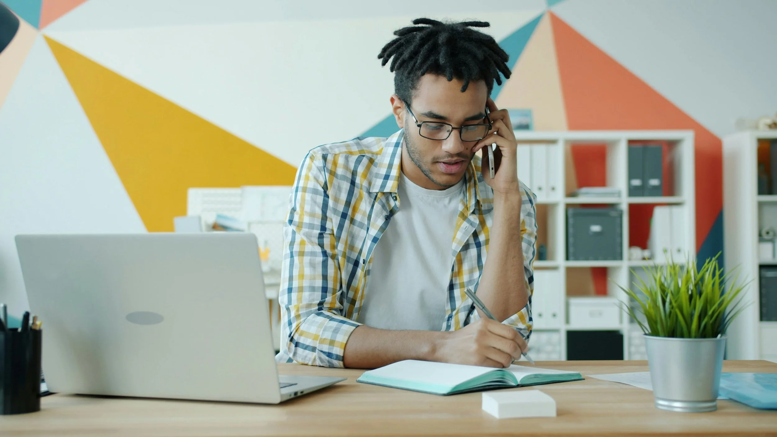 Employee receiving relocation support and area research while working remotely