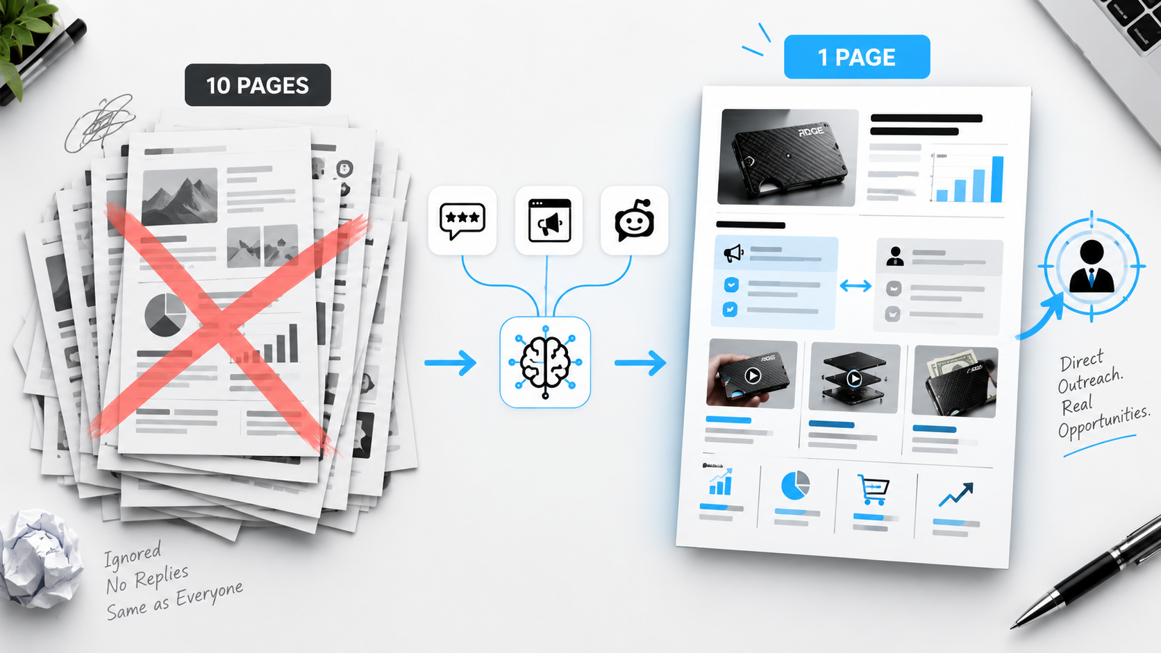 Stop Sending 10-Page Portfolios: How I Built an AI Case Study That Gets Replies