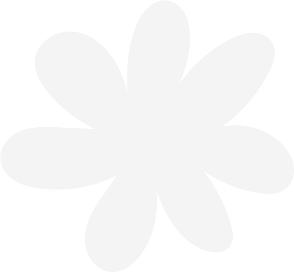 Silhouette of a flower with eight petals