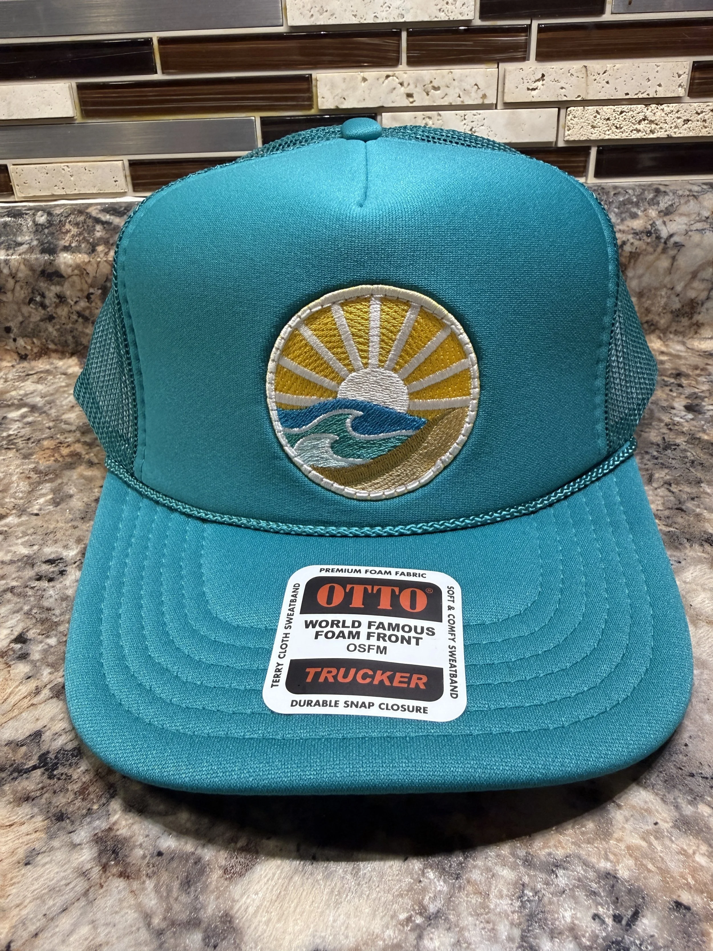 Beach Sunset patch hat