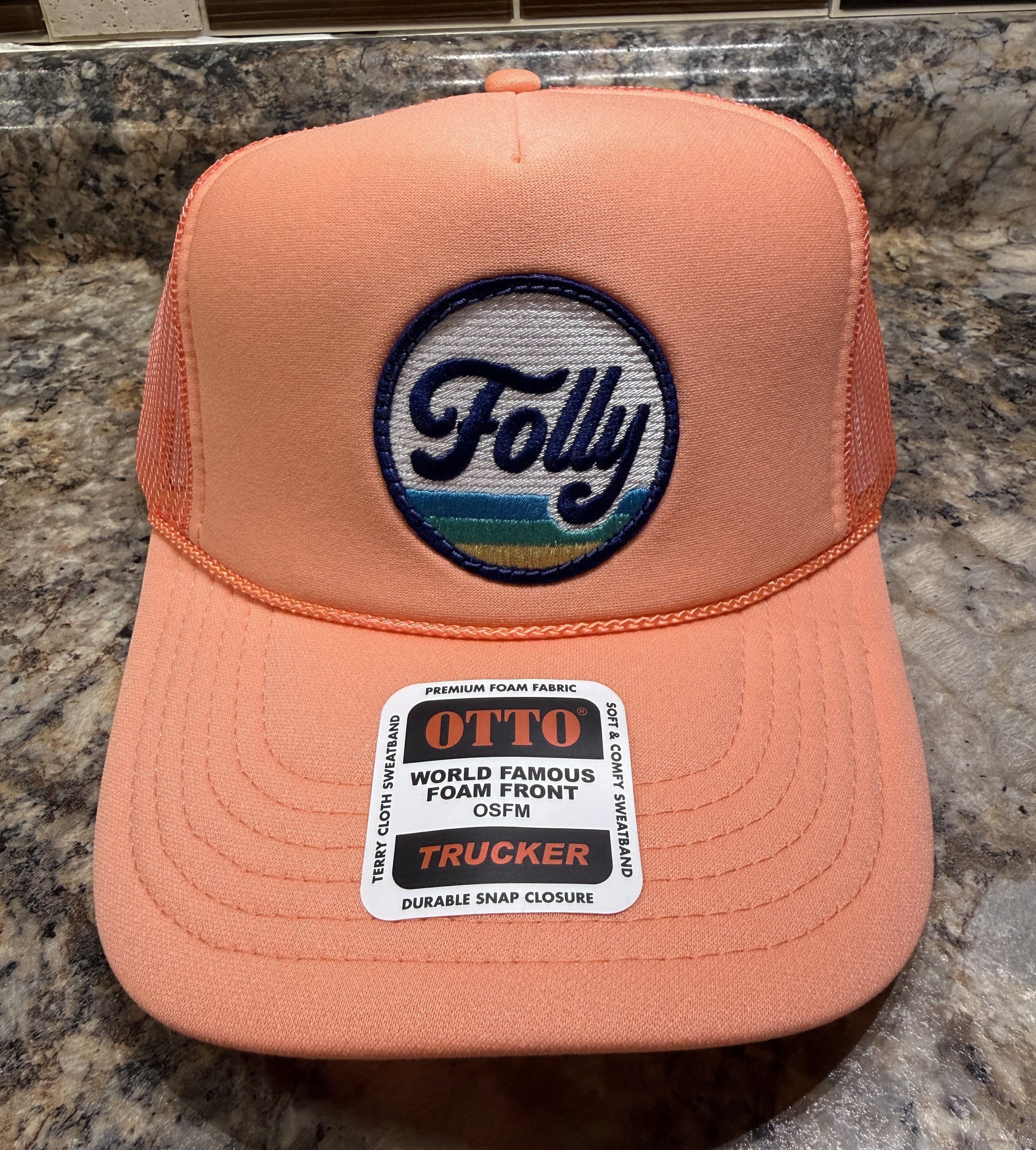 Folly Beach trucker hat