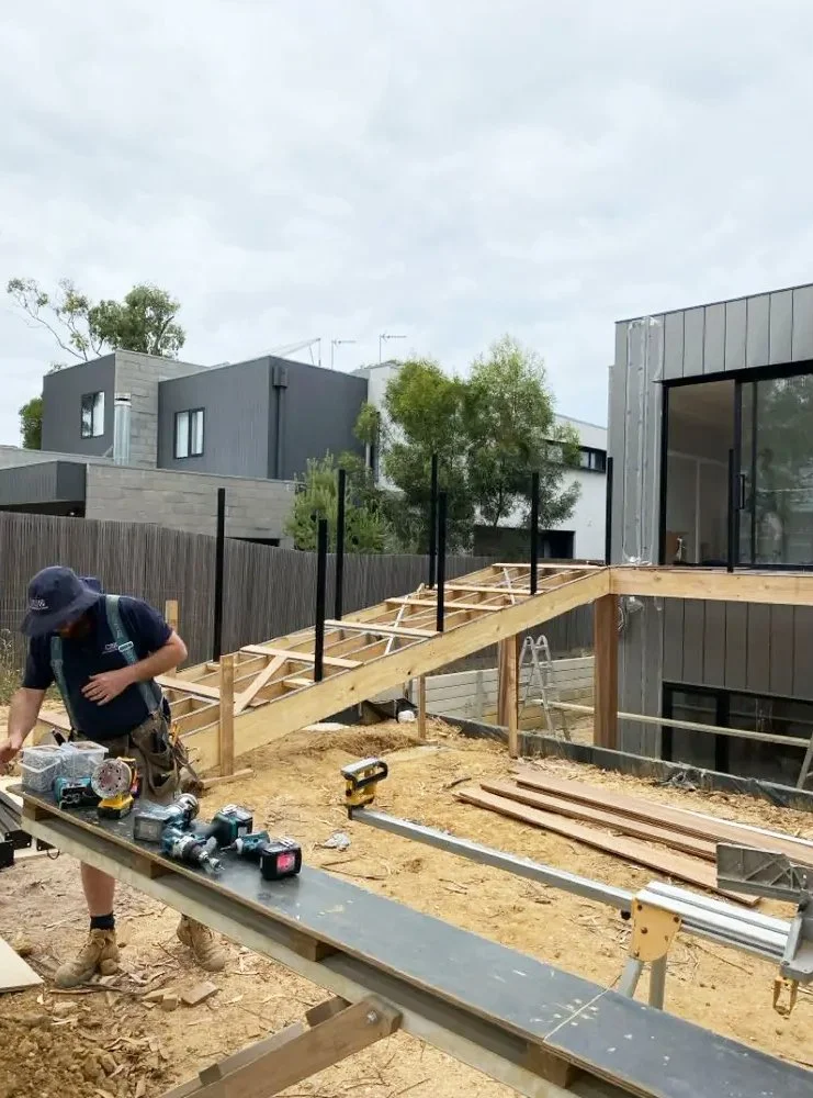 Architectural home construction project completed by dji projects