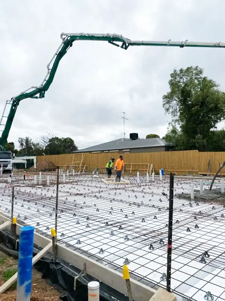 Skilled tradespeople collaborating on a dji projects construction site