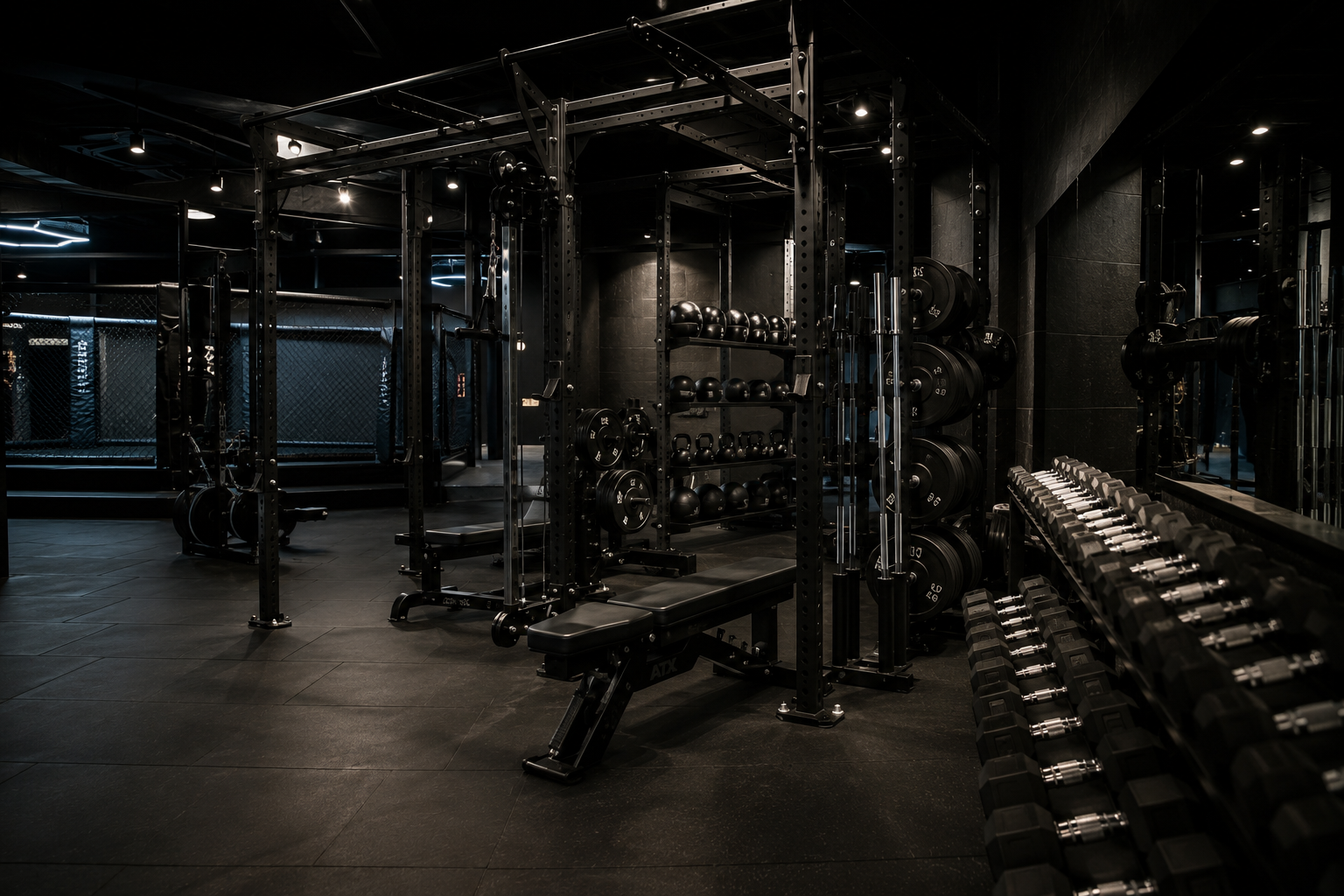 Die Fitnessfläche im Hybrid Empire