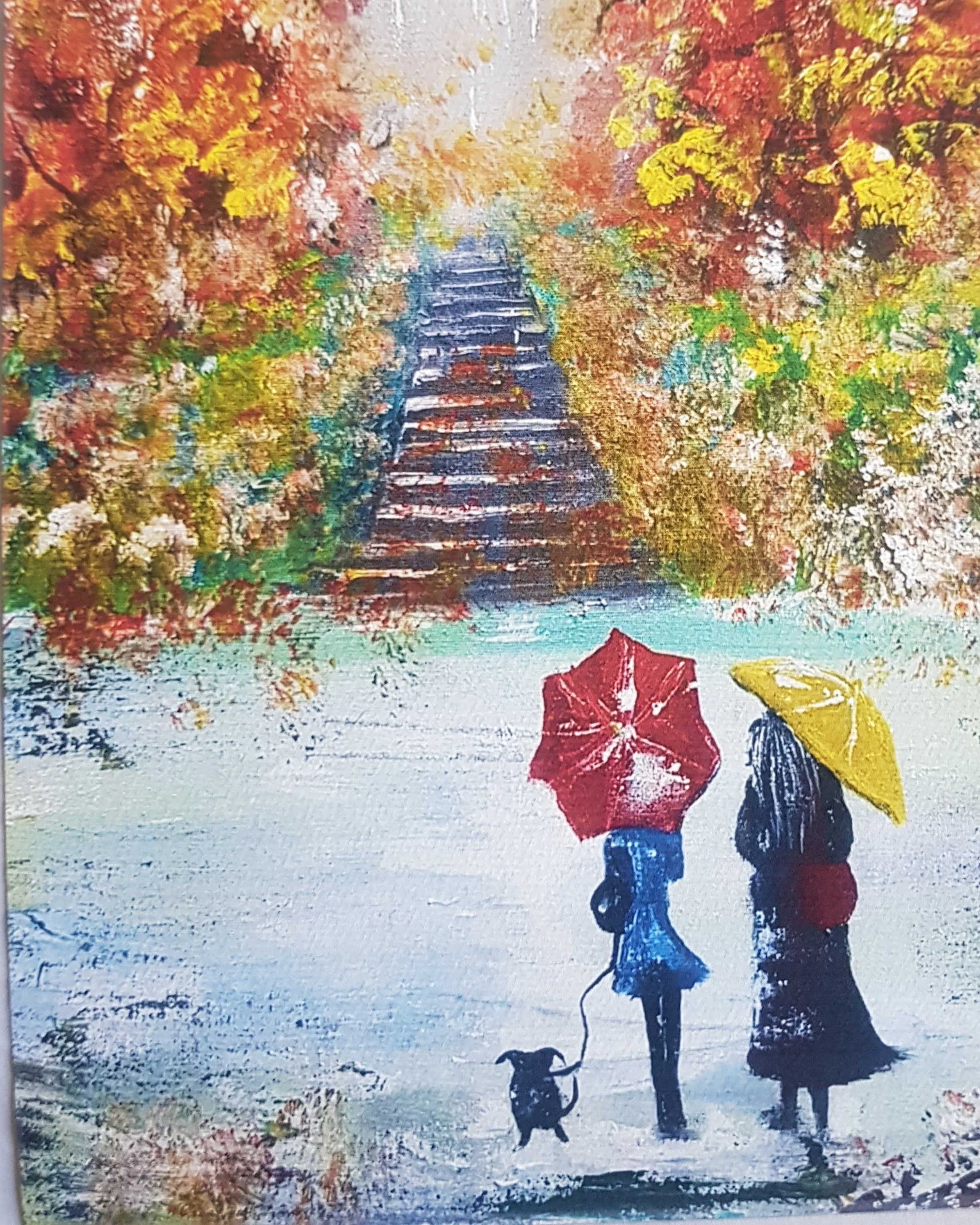Enchanting Autumn Path A3 Print