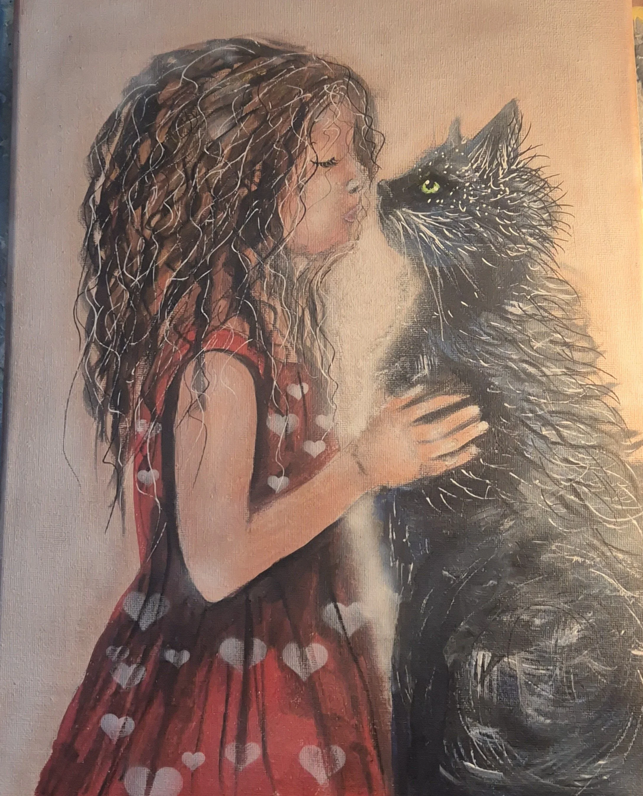 Heartfelt Companionship A3 Art Print