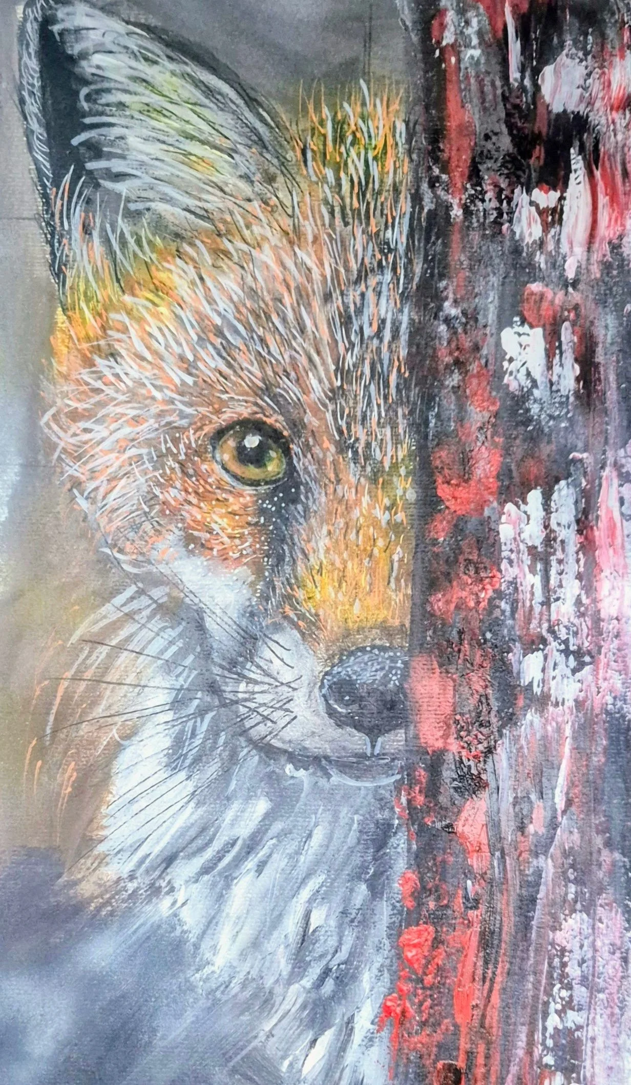 Gate Keeper Art Print on Canvas A3