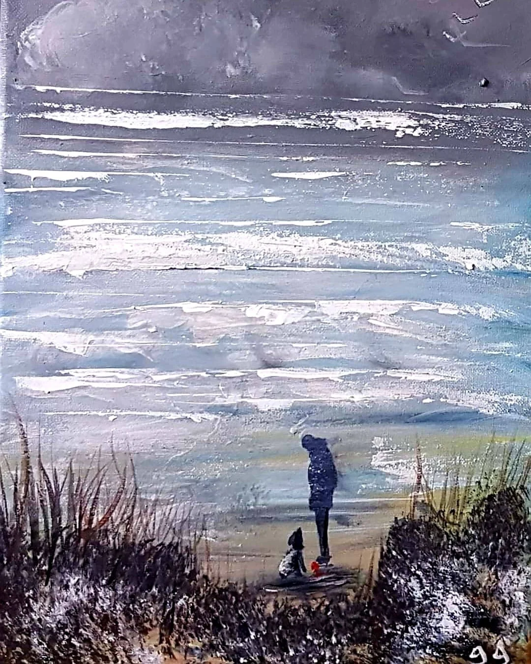 Seaside Serenity A3 Art Print