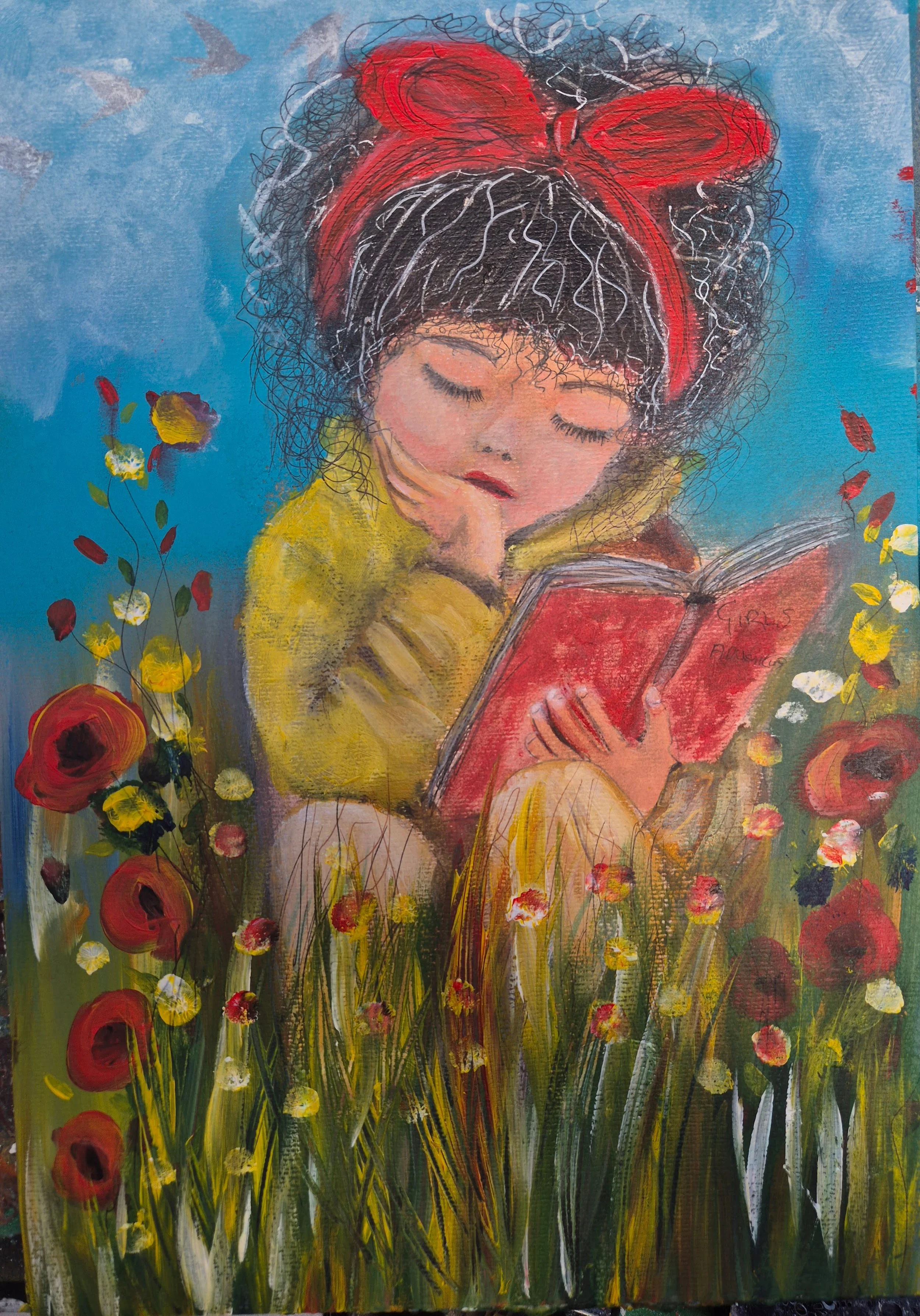 Lost in Words A4 Art Print