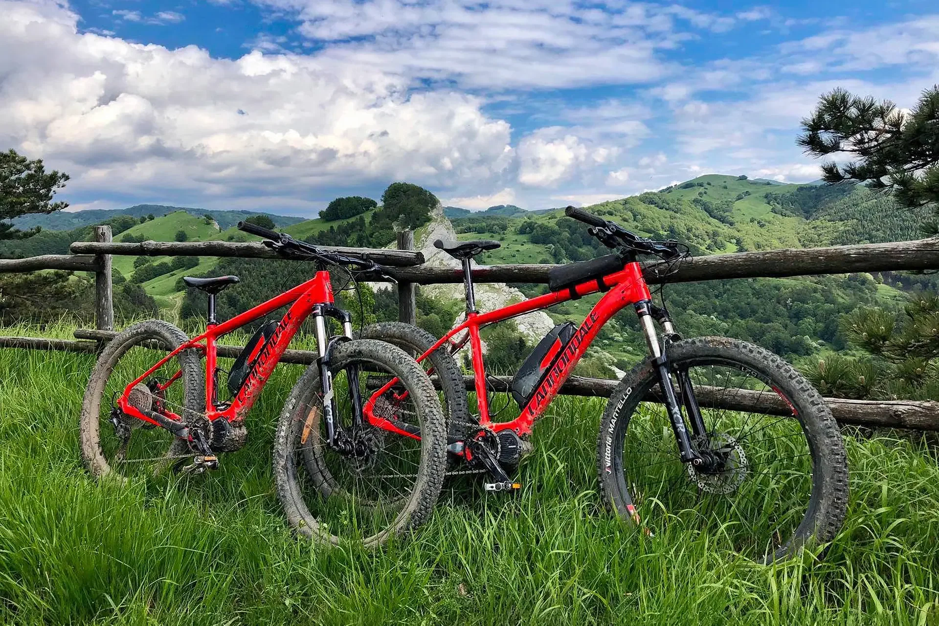 In bici sul crinale dell'alta val Baganza