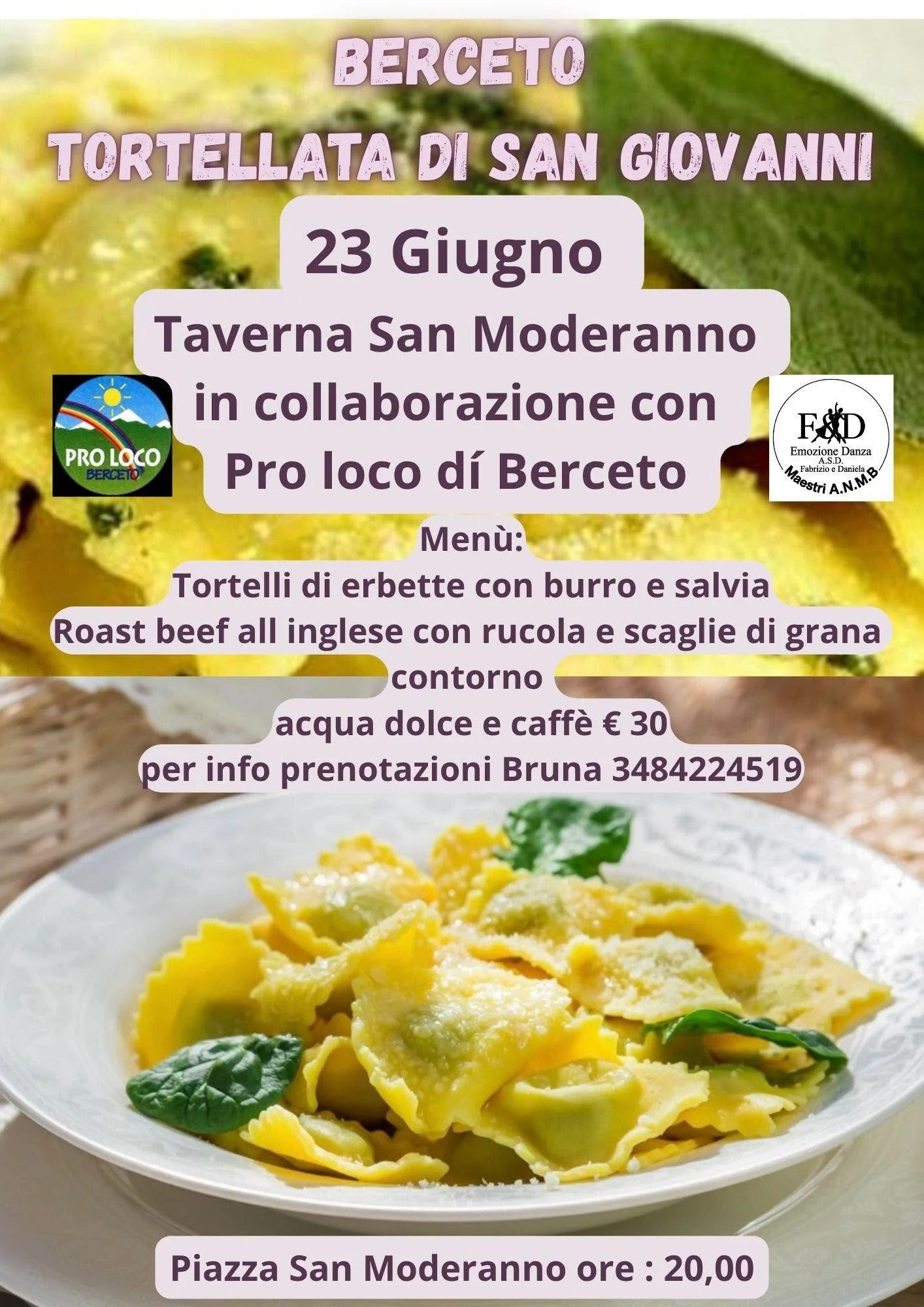 Tortellata di San Giovanni – Berceto