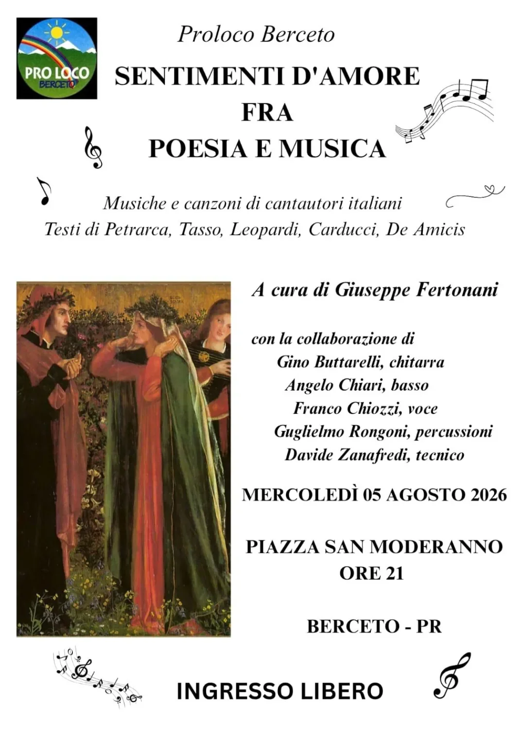 Sentimenti d'Amore fra Poesia e Musica