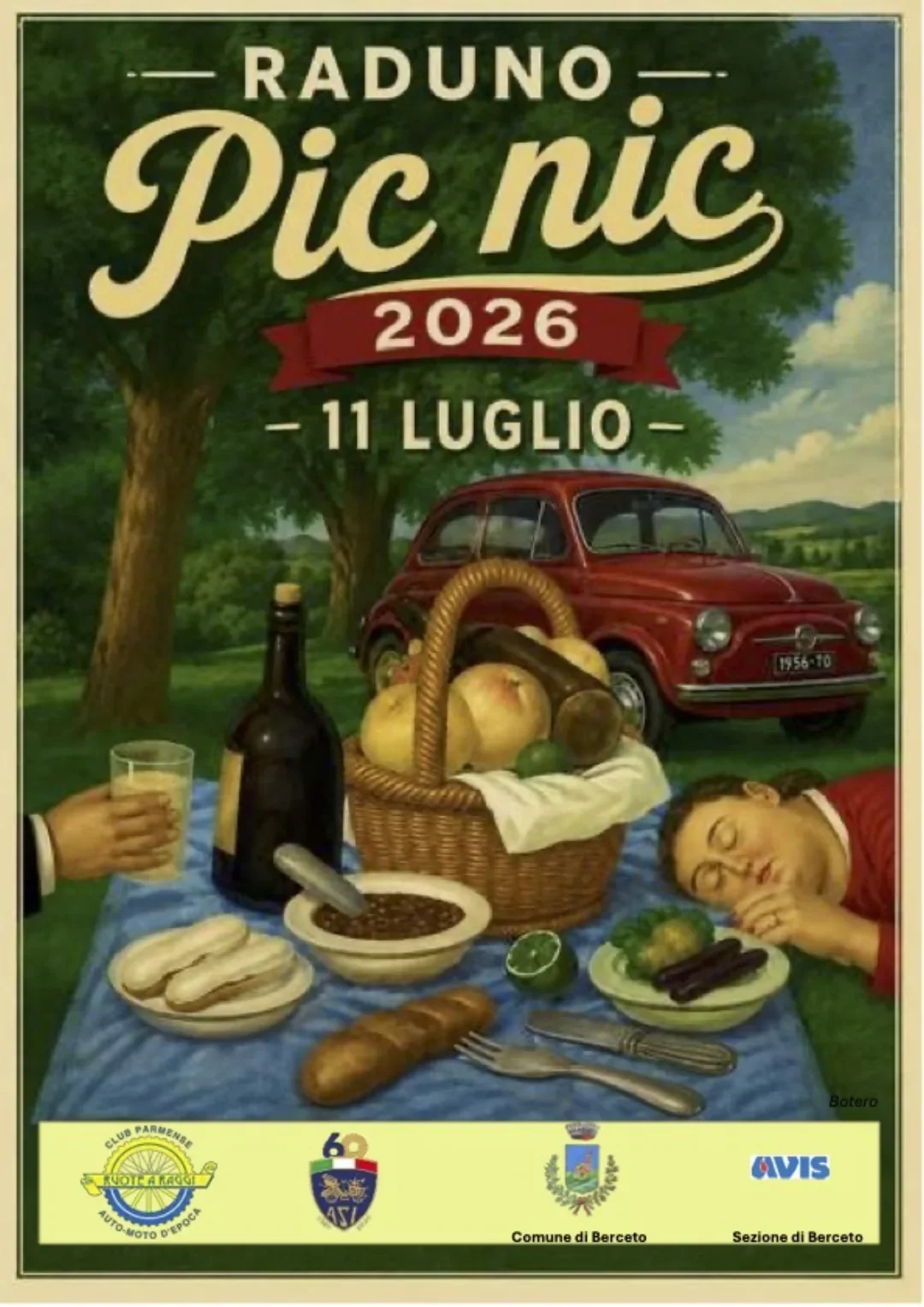 Raduno di auto d'epoca