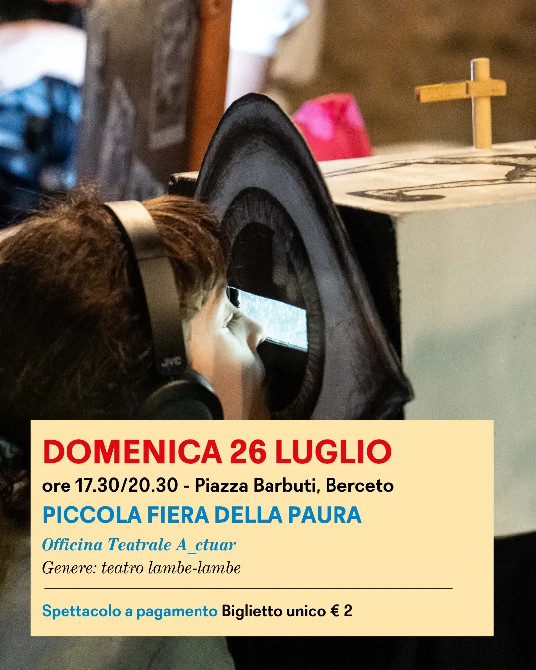 Teatro lambe-lambe – Piccola fiera della paura