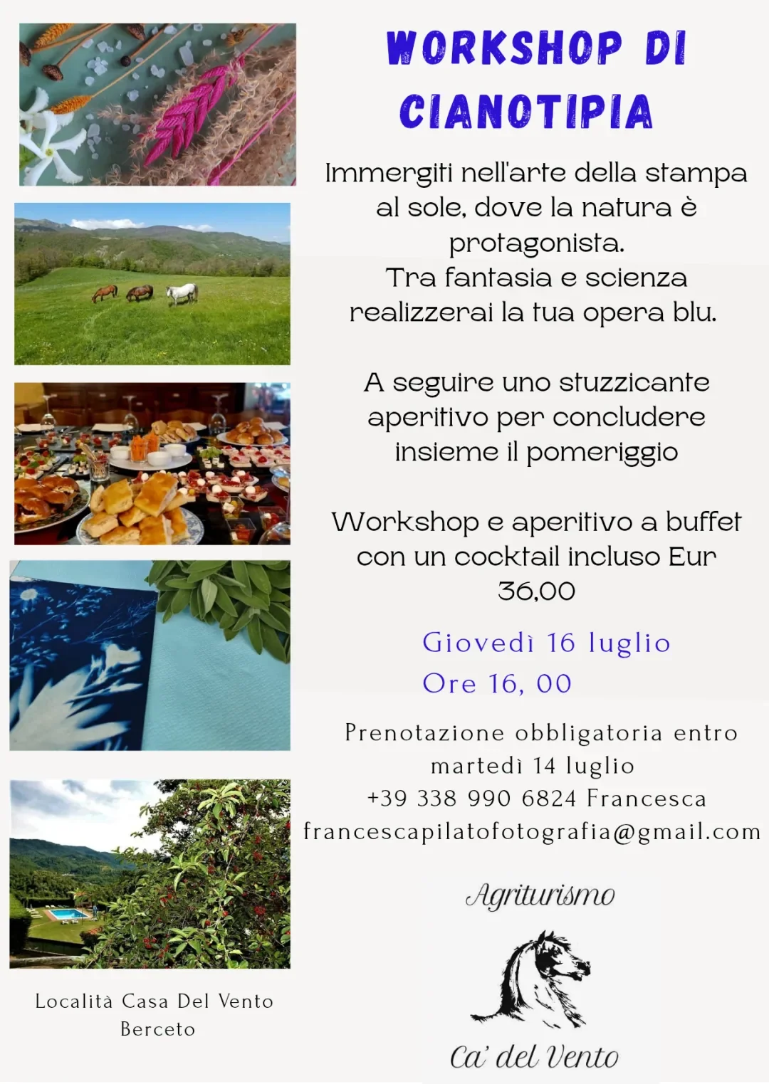 Workshop – Cianotipia