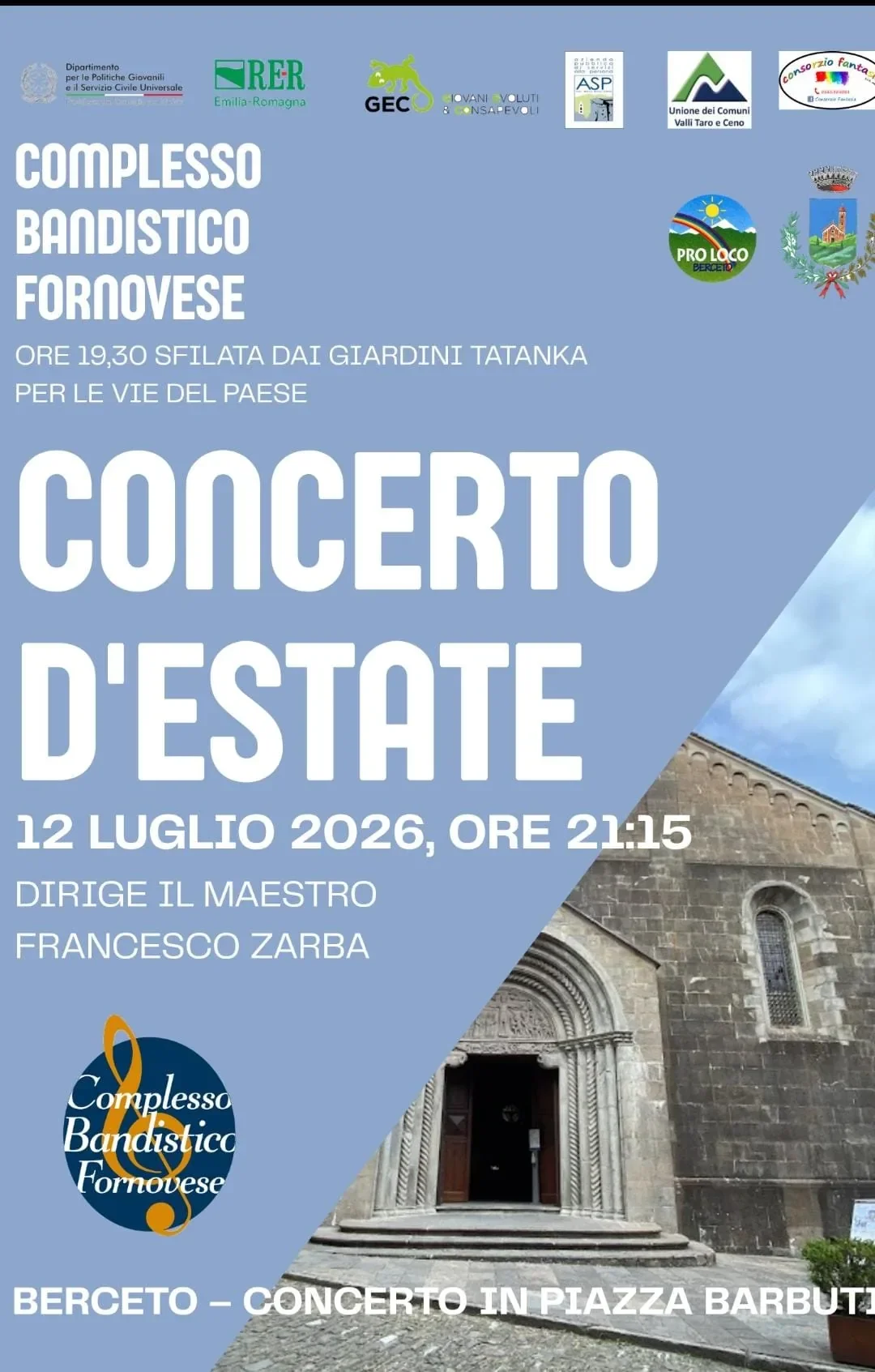 Concerto – Complesso Bandistico Fornovese